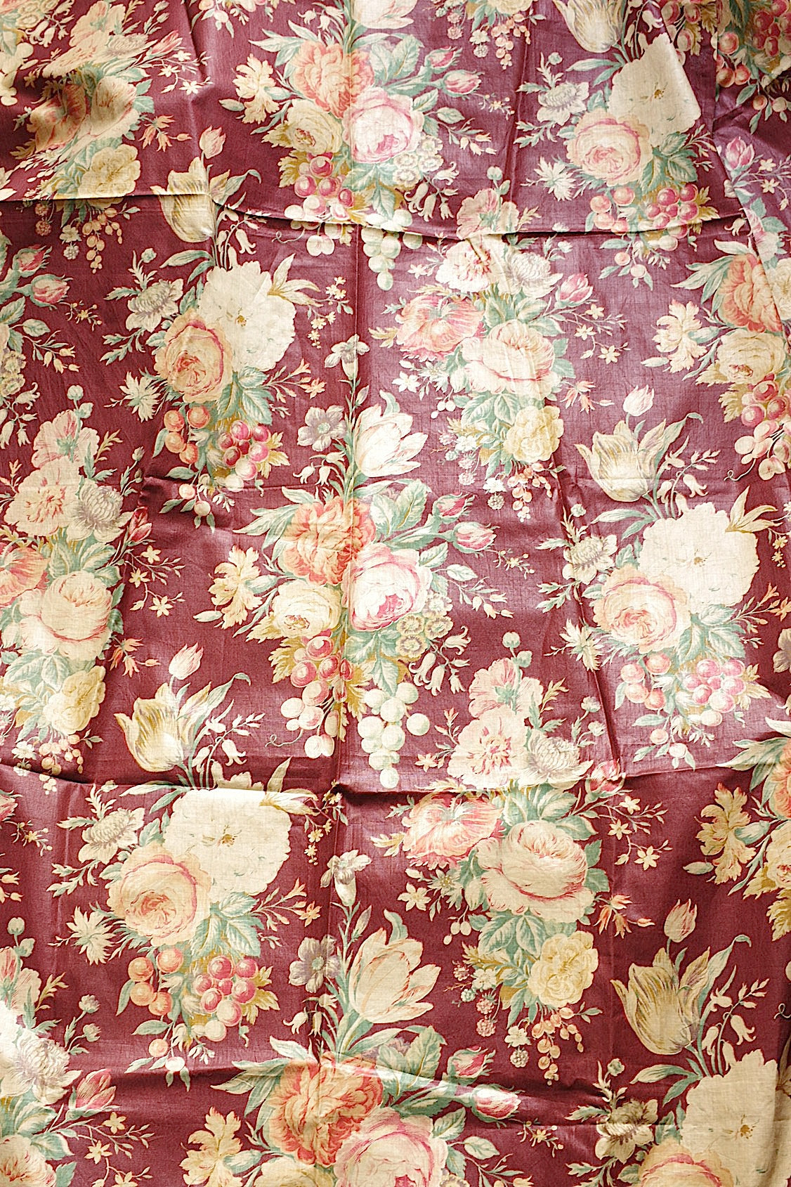 Tissu ancien Chintz