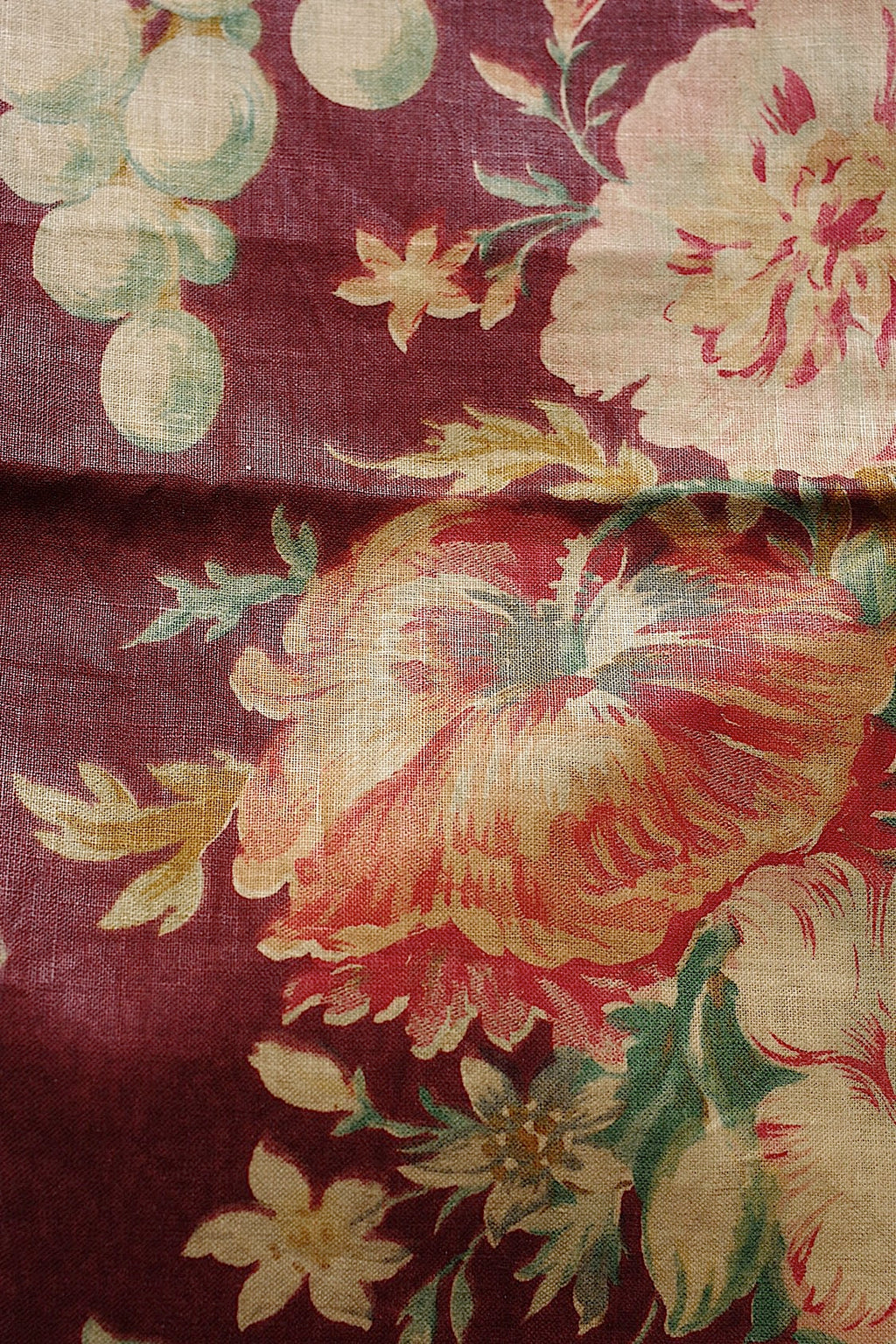Tissu ancien Chintz