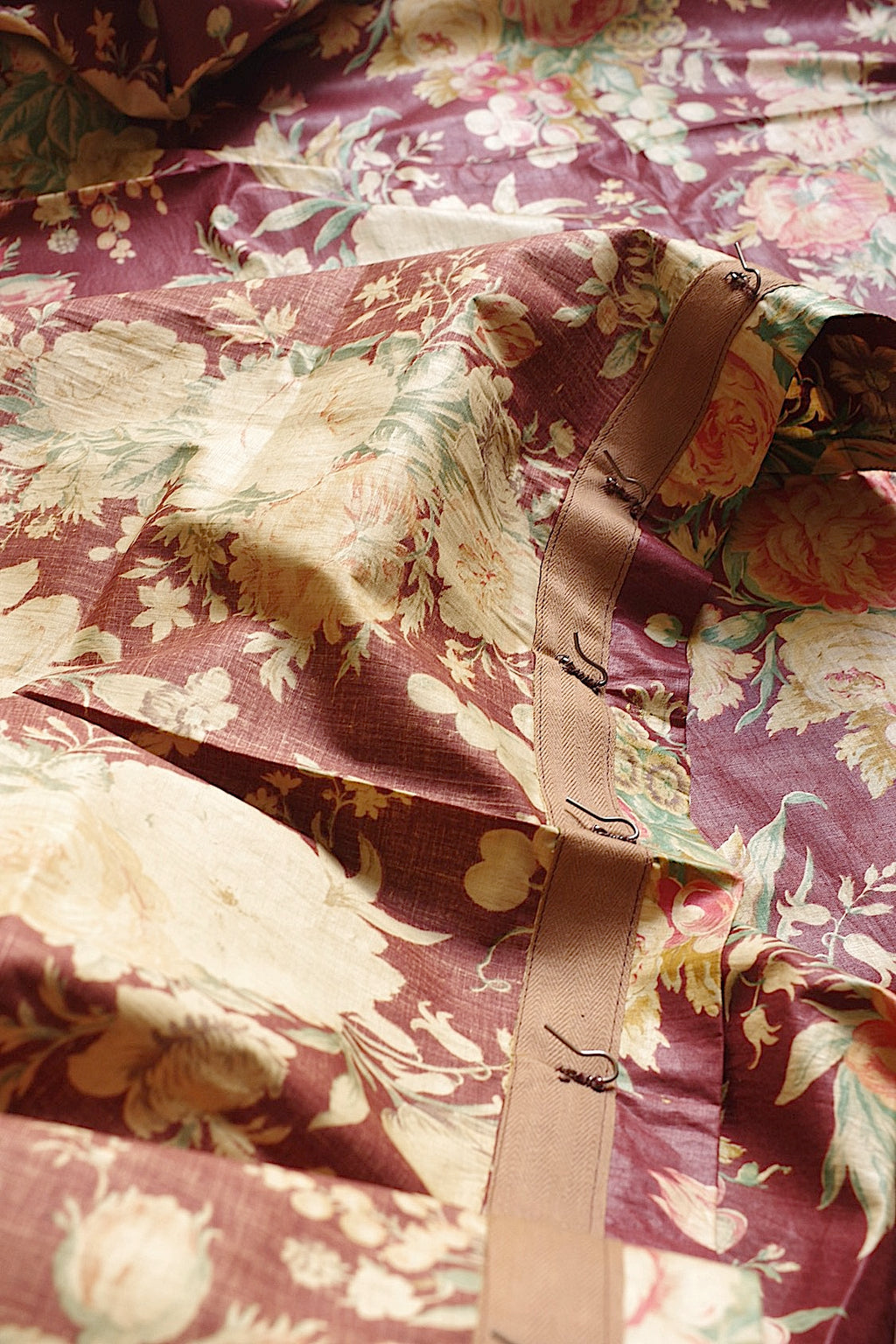 Tissu ancien Chintz