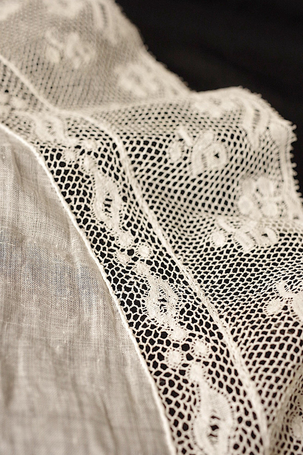 Pañuelo antiguo mouchoir ancien 1
