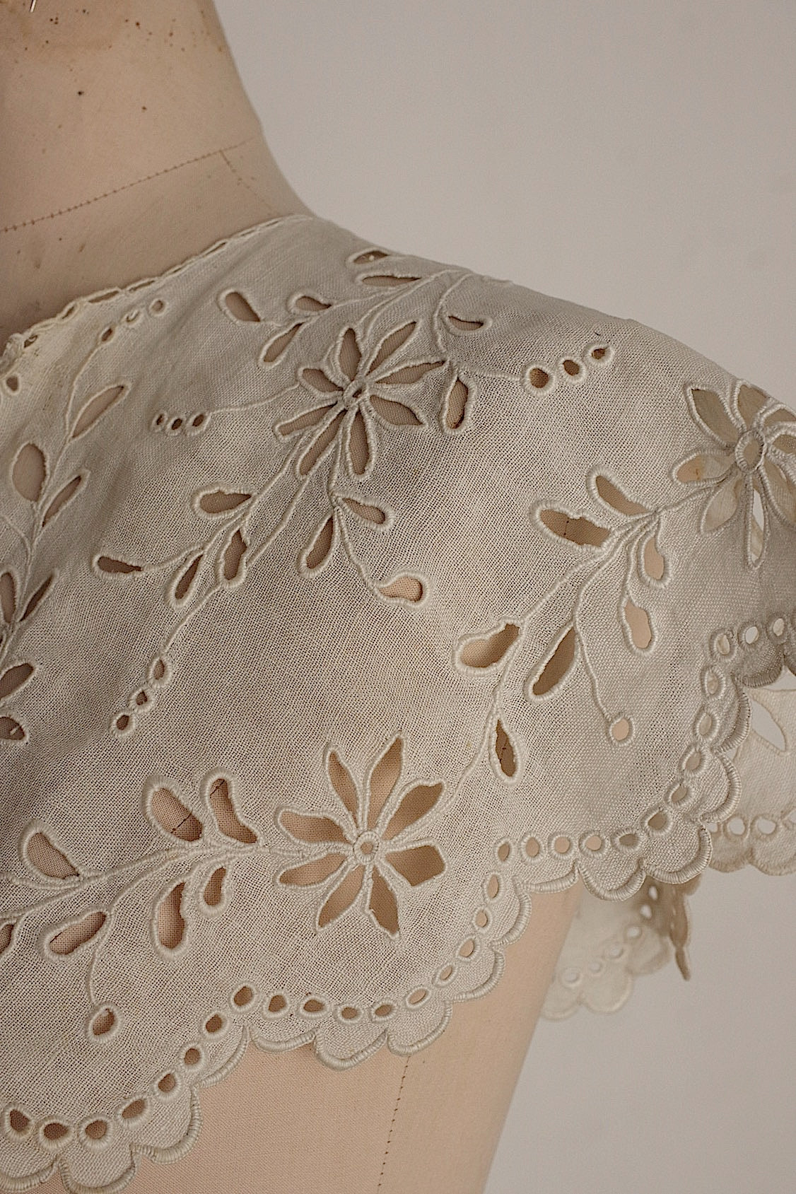 Antique Lace Collar dentelle ancienne antique