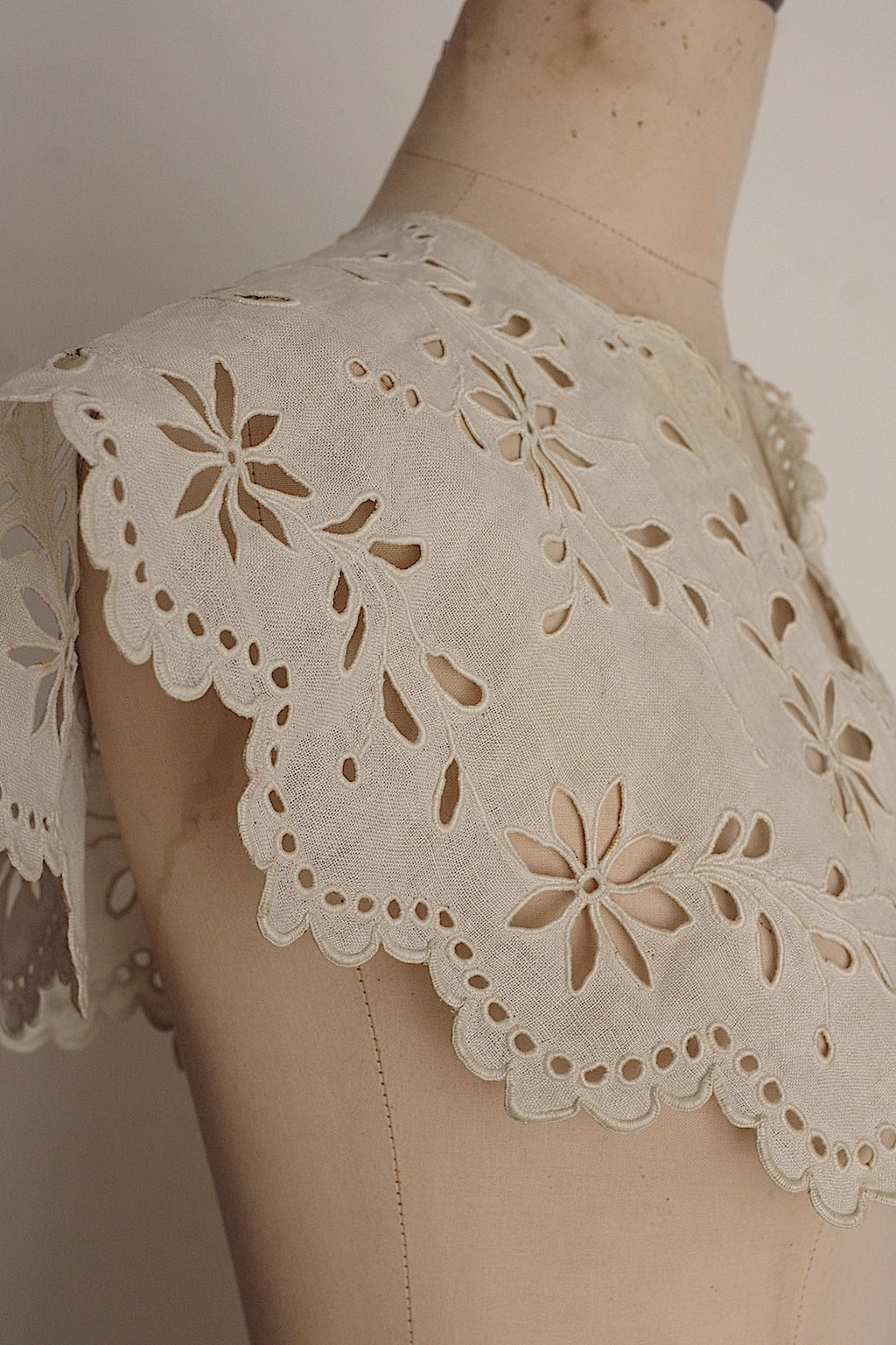 Antique Lace Collar dentelle ancienne antique