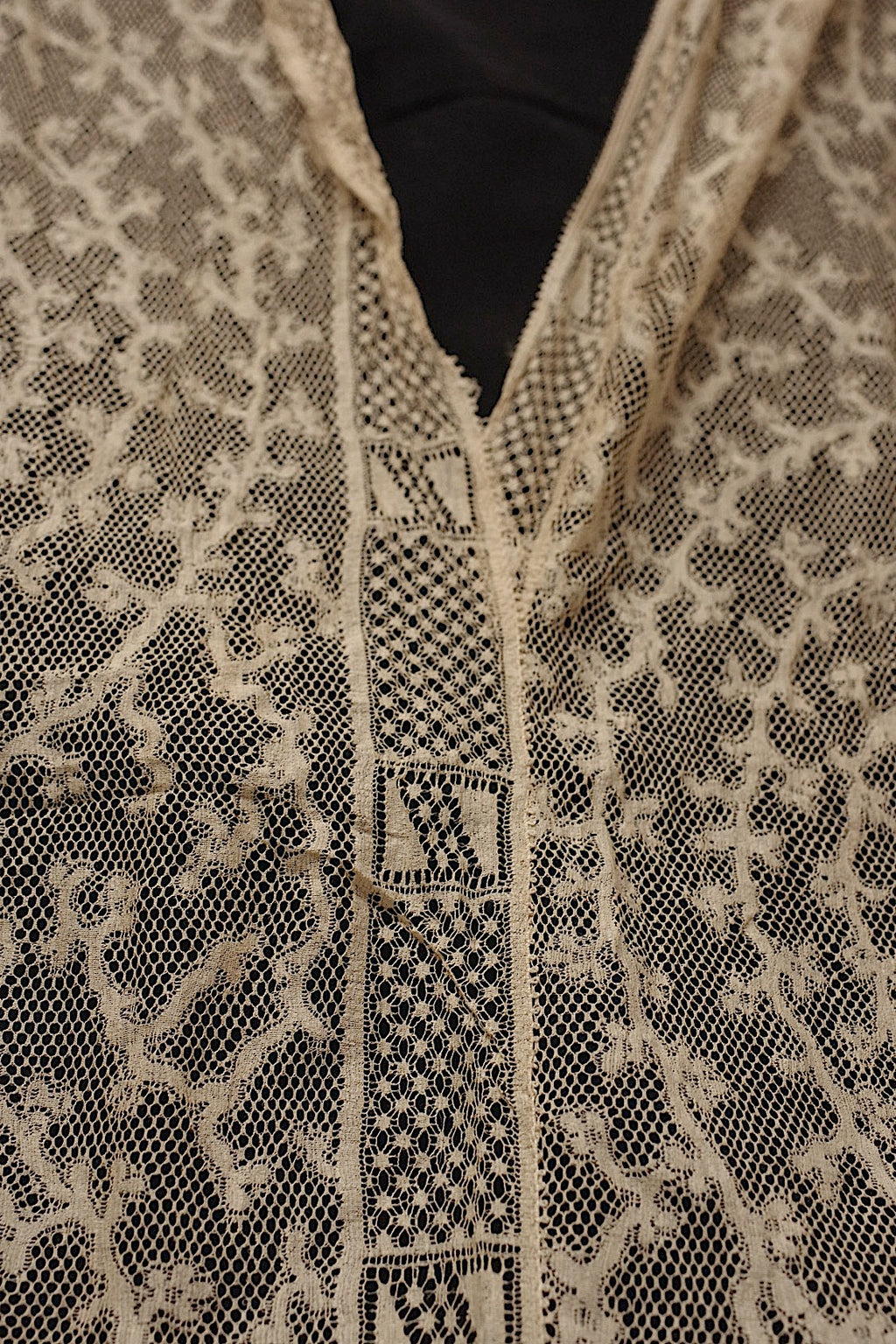 Chaleco de encaje antiguo (dentelle ancienne)