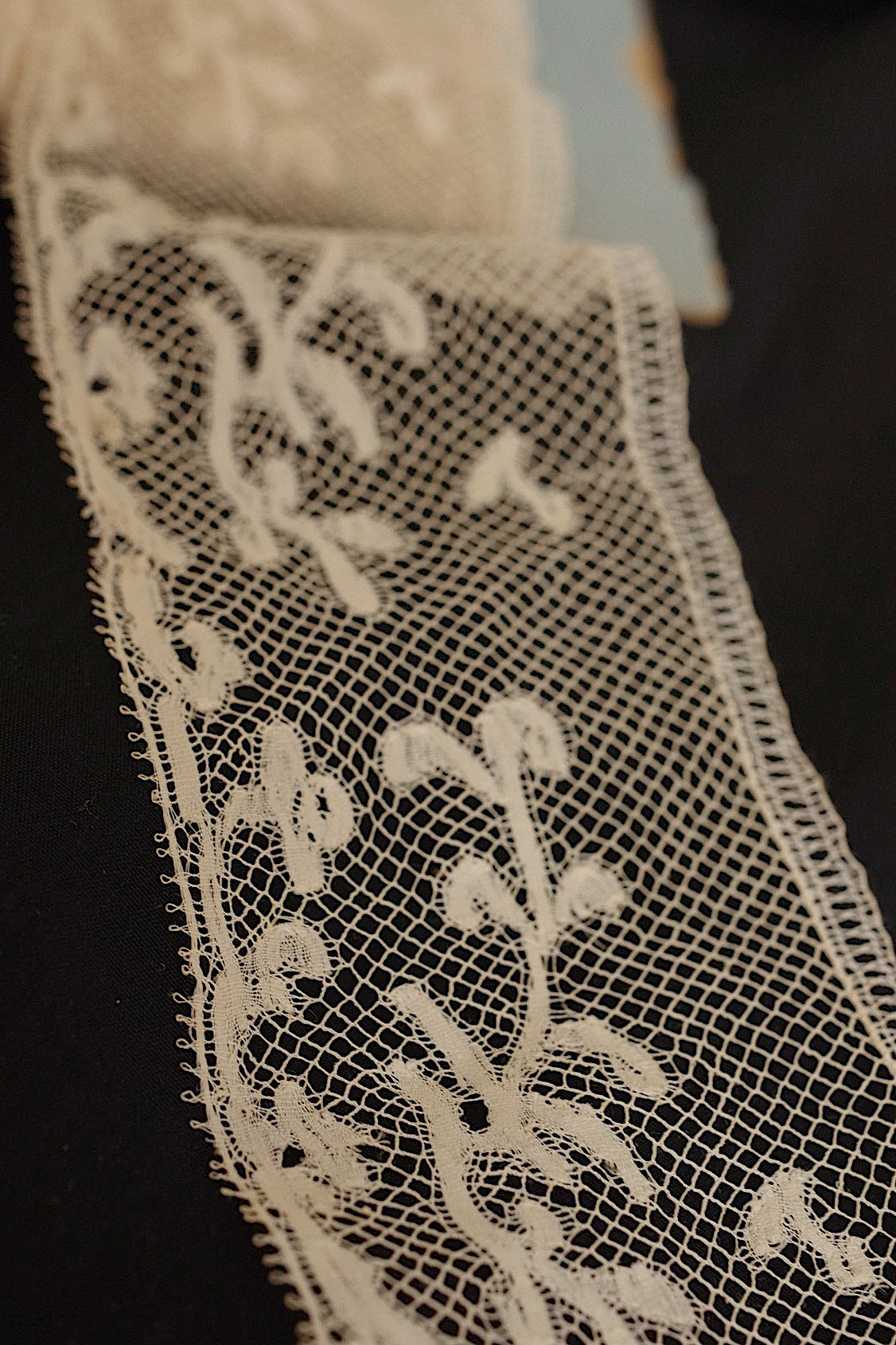Encaje antiguo dentelle ancienne antique 240 cm 177 cm