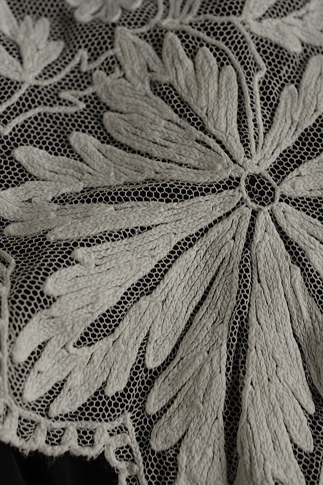 Antique lace, old lace, antique chemise skirt