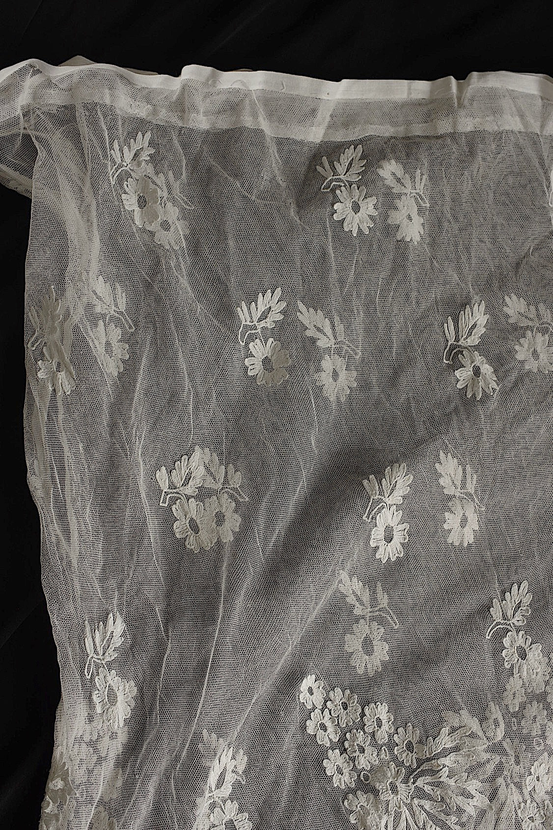 Antique lace, old lace, antique chemise skirt