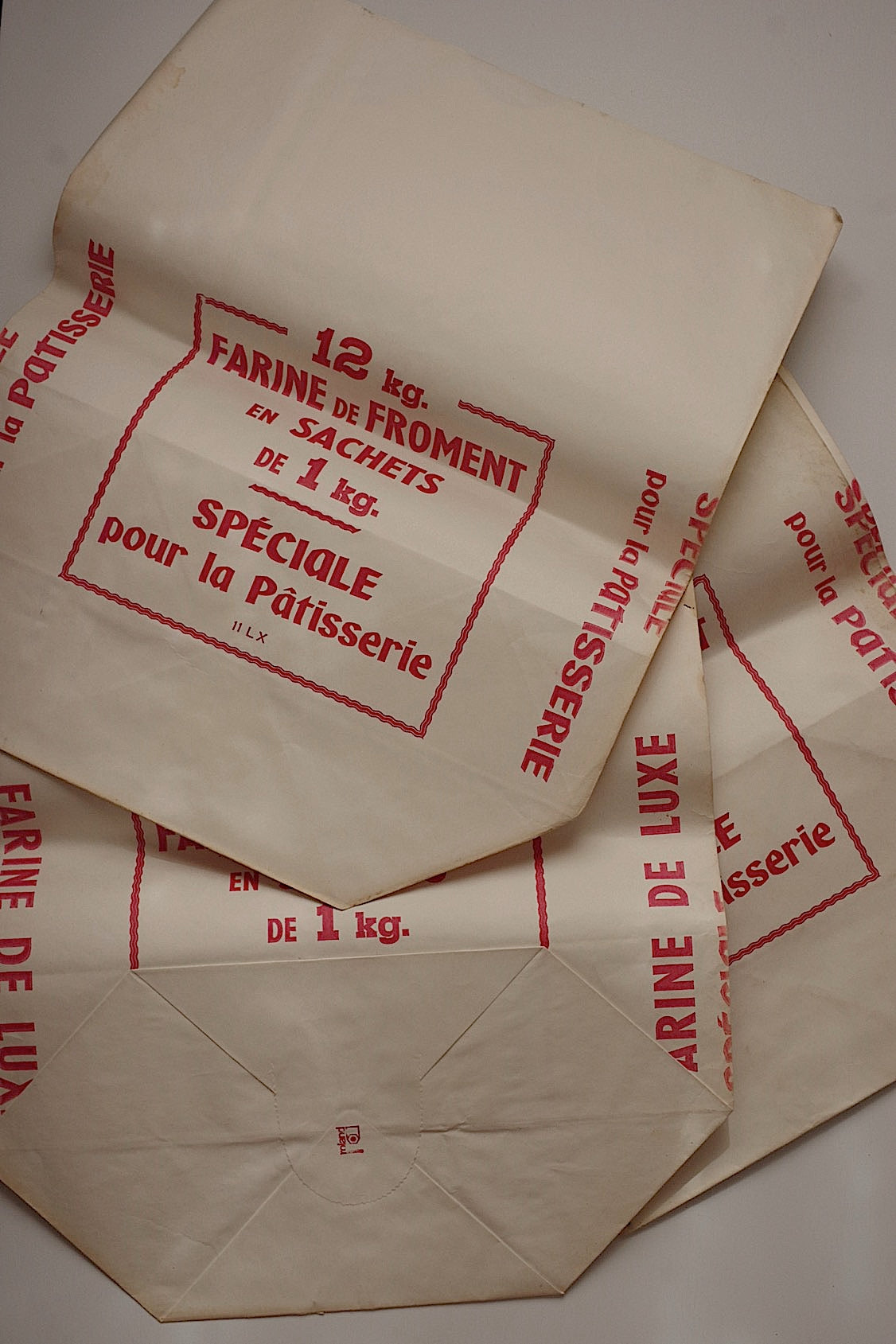 ヴィンテージ紙袋　vintage sachet papier farine 4
