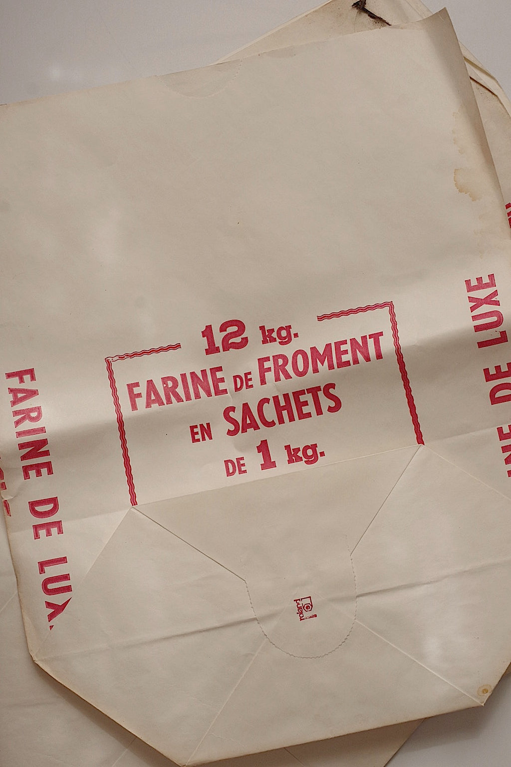 Bolsa de papel vintage para harina 4
