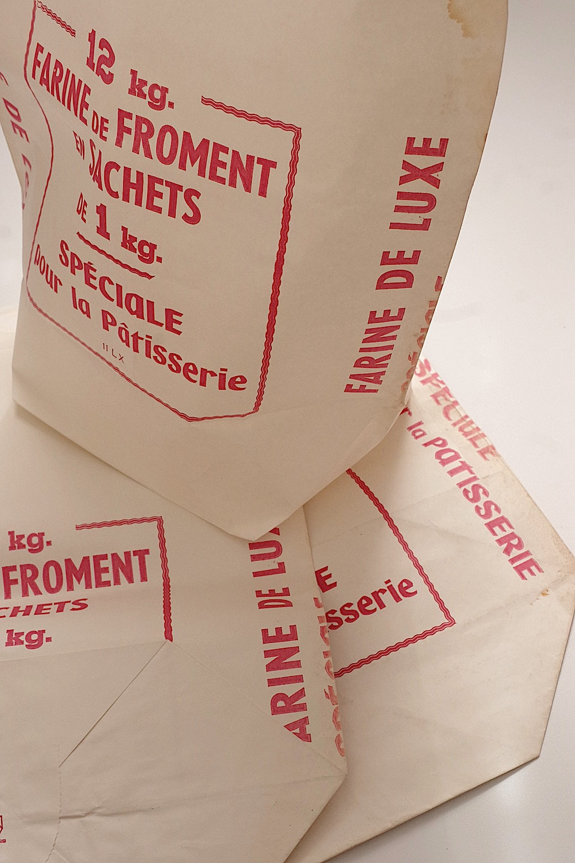 ヴィンテージ紙袋　vintage sachet papier farine 4