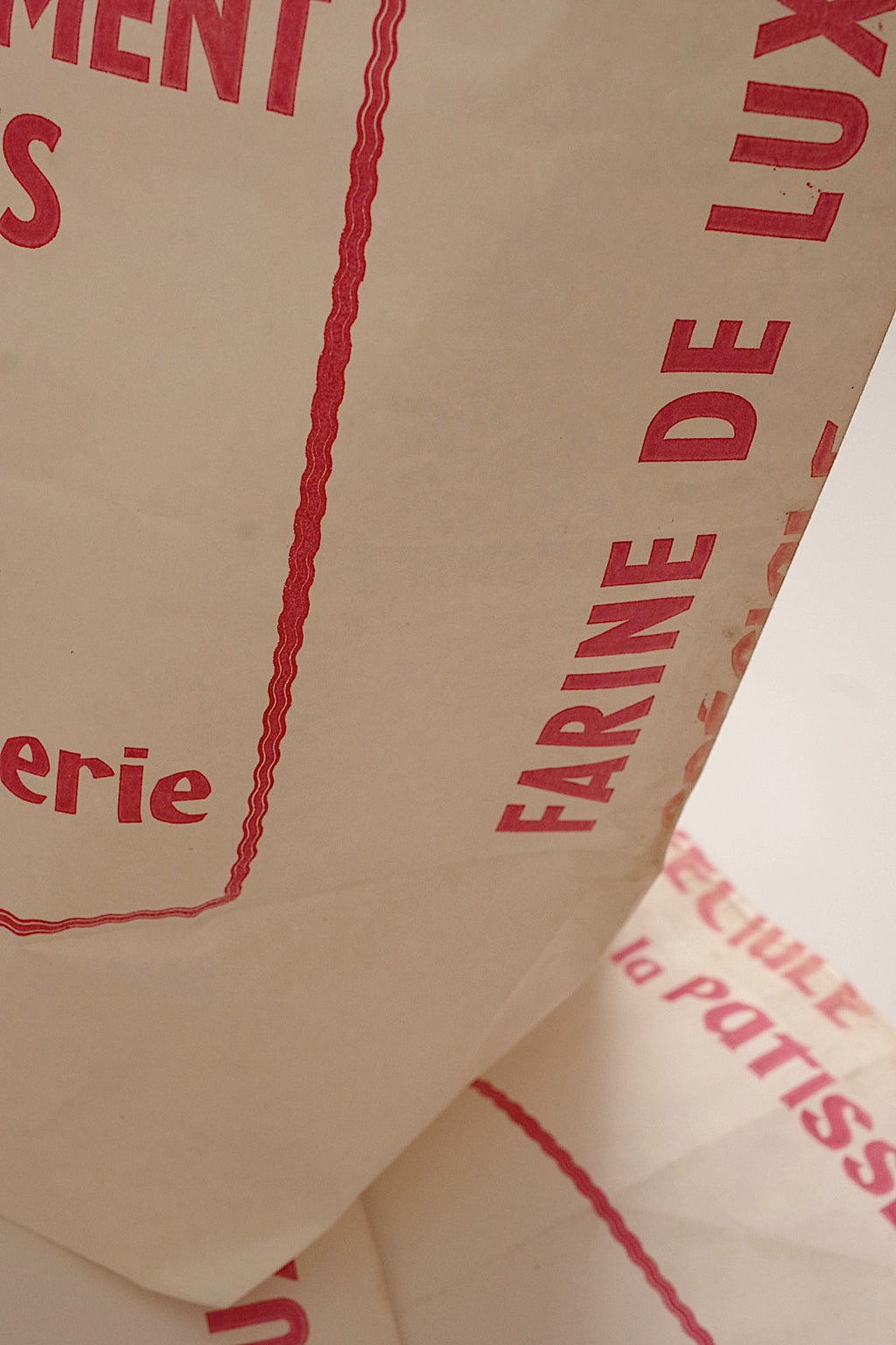 Bolsa de papel vintage para harina 4