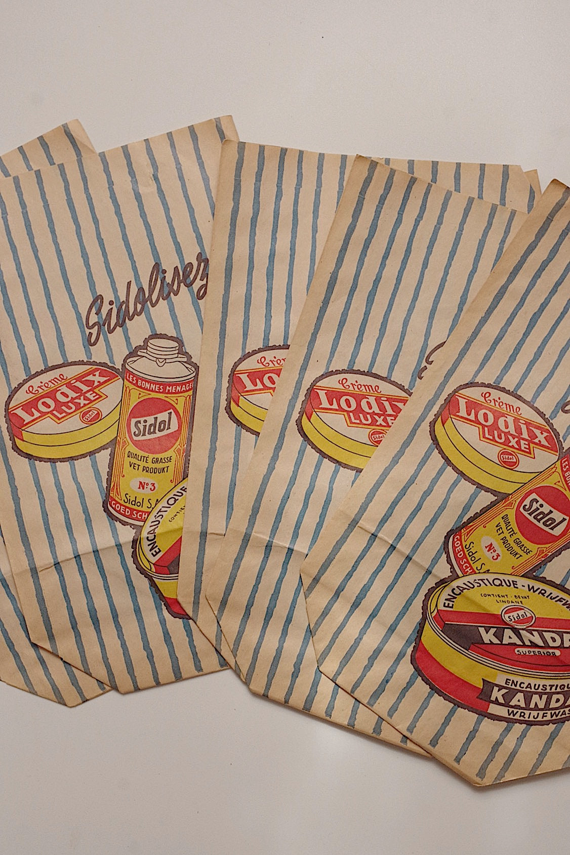 ヴィンテージ紙袋　vintage sachet papier sidol 6
