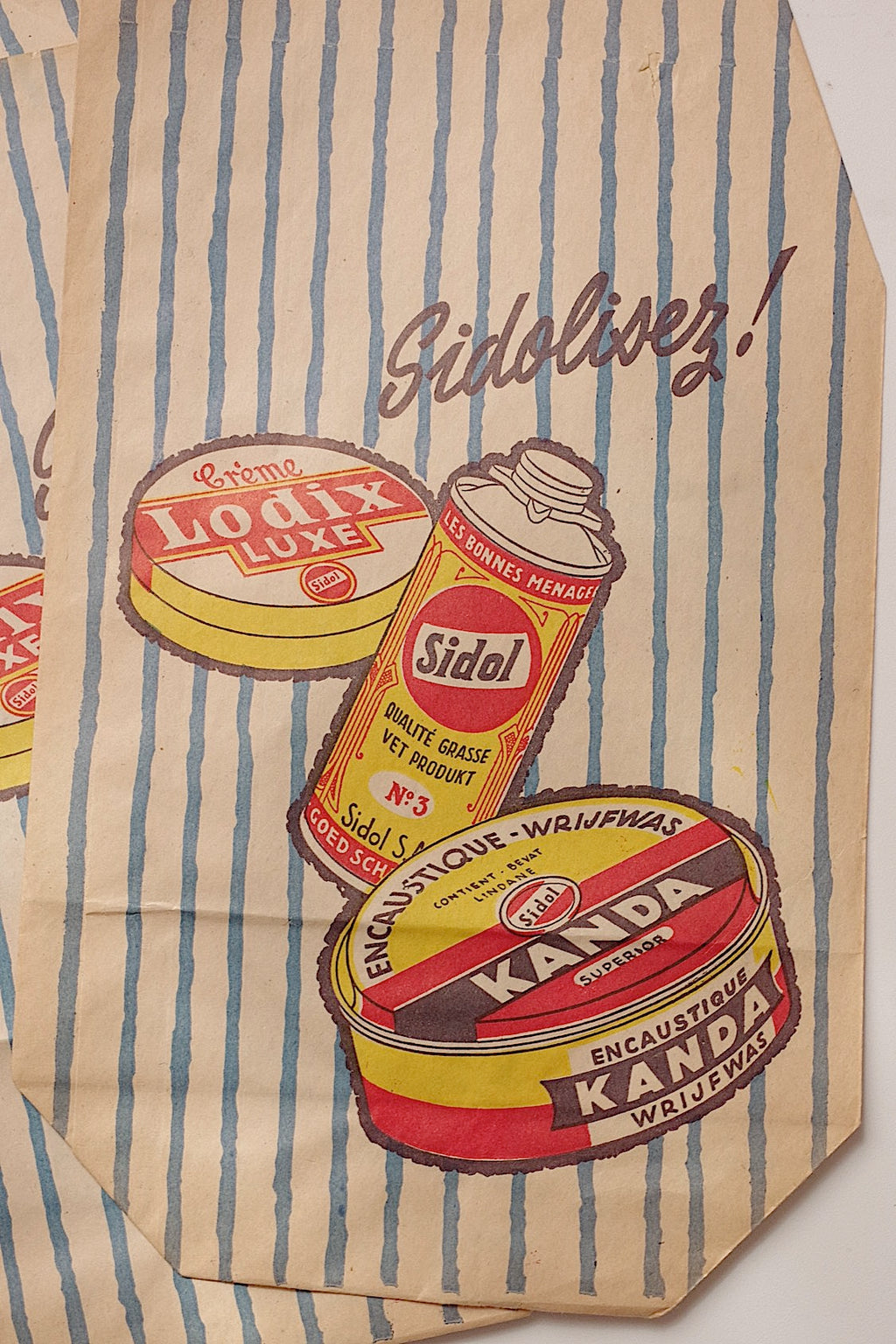 Bolsa de papel vintage Sidol 6