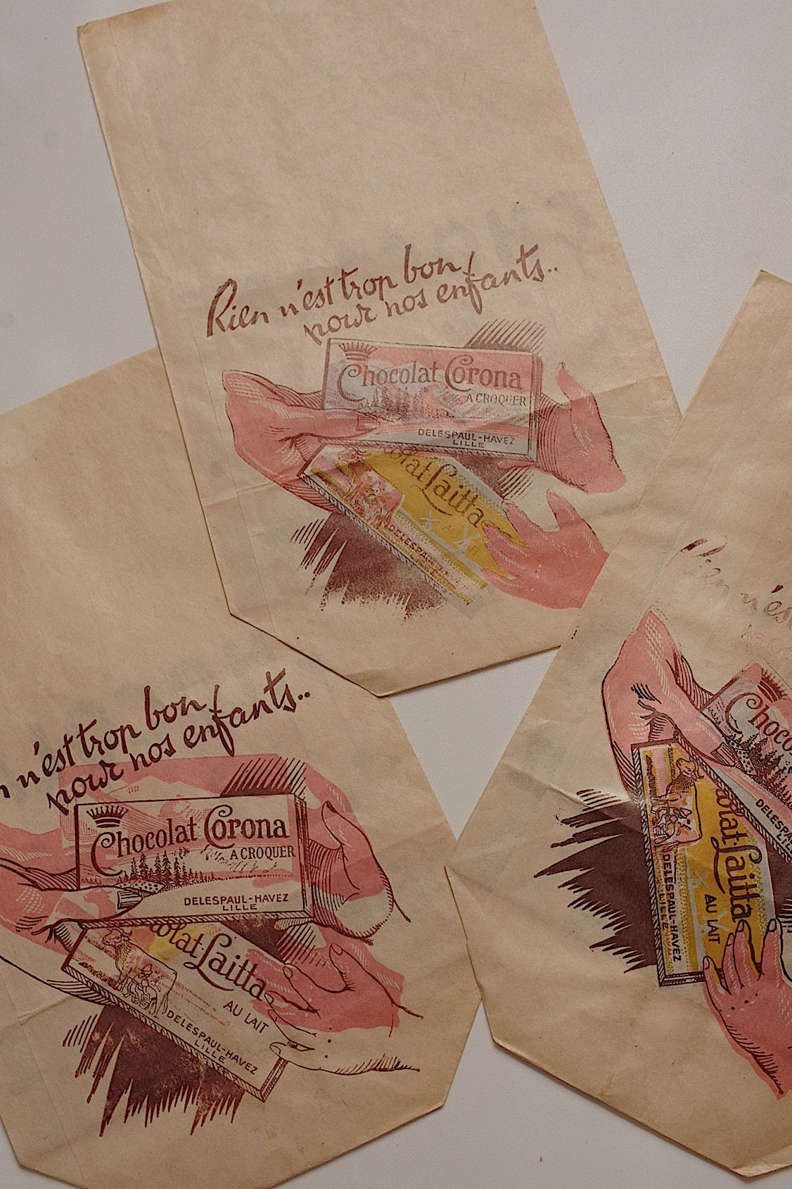 ヴィンテージ紙袋　vintage sachet papier delespaul havez 7