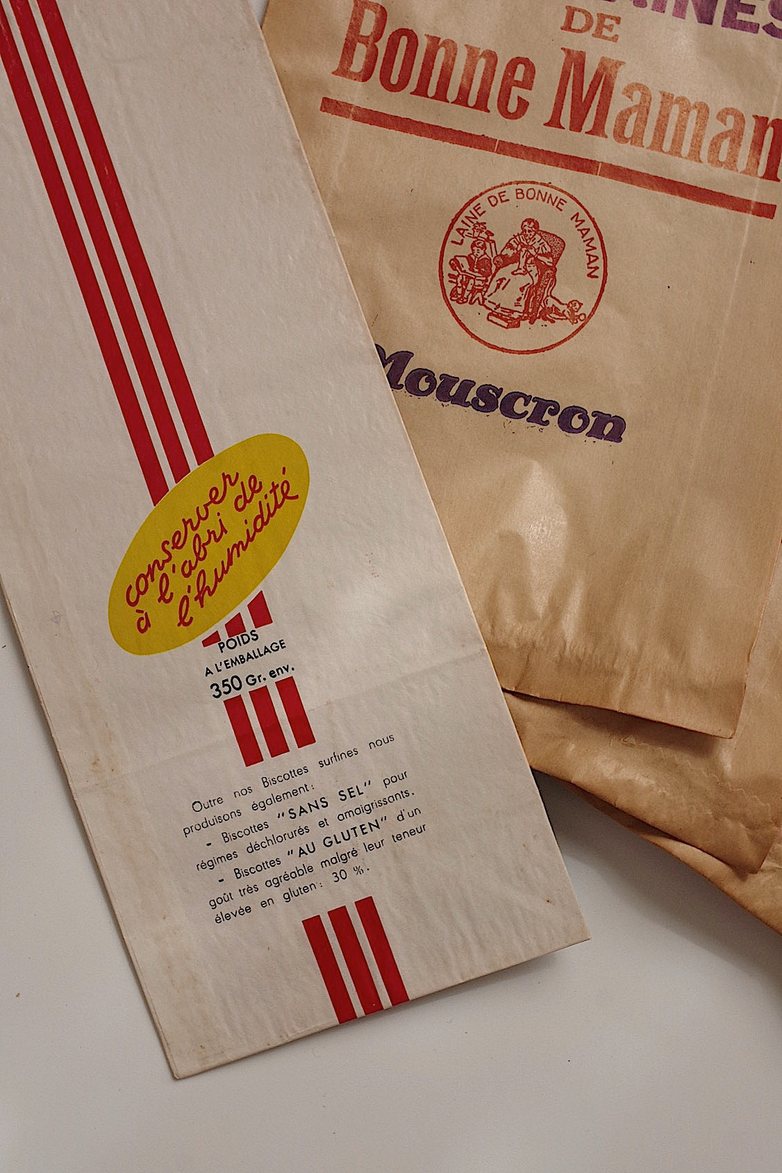 ヴィンテージ紙袋　vintage sachet papier mix8