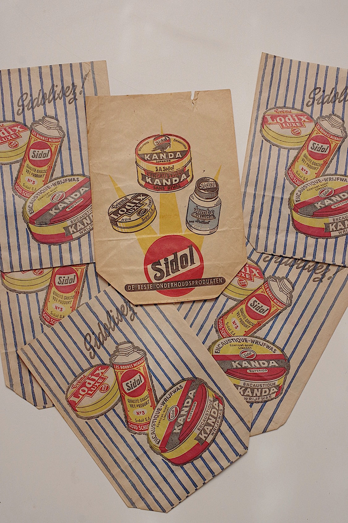 ヴィンテージ紙袋　vintage sachet papier sidol 9