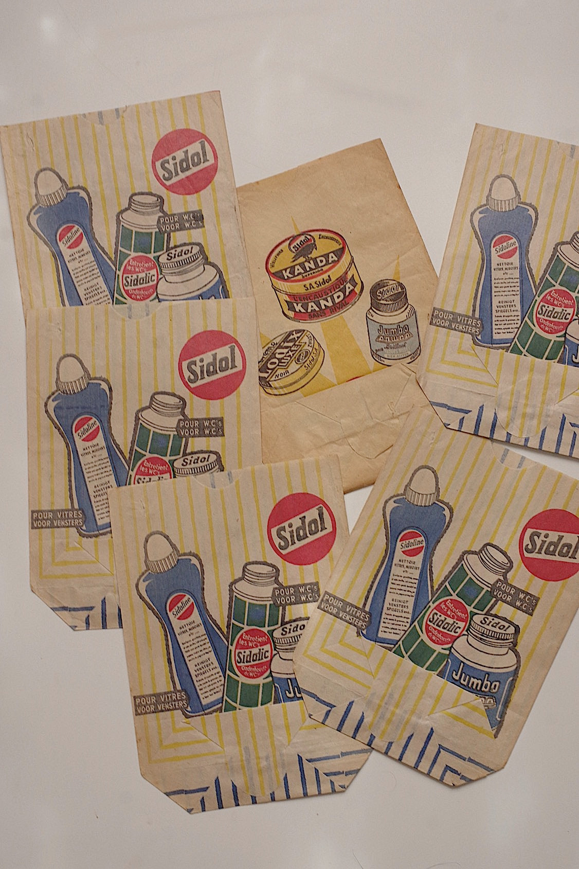 ヴィンテージ紙袋　vintage sachet papier sidol 9