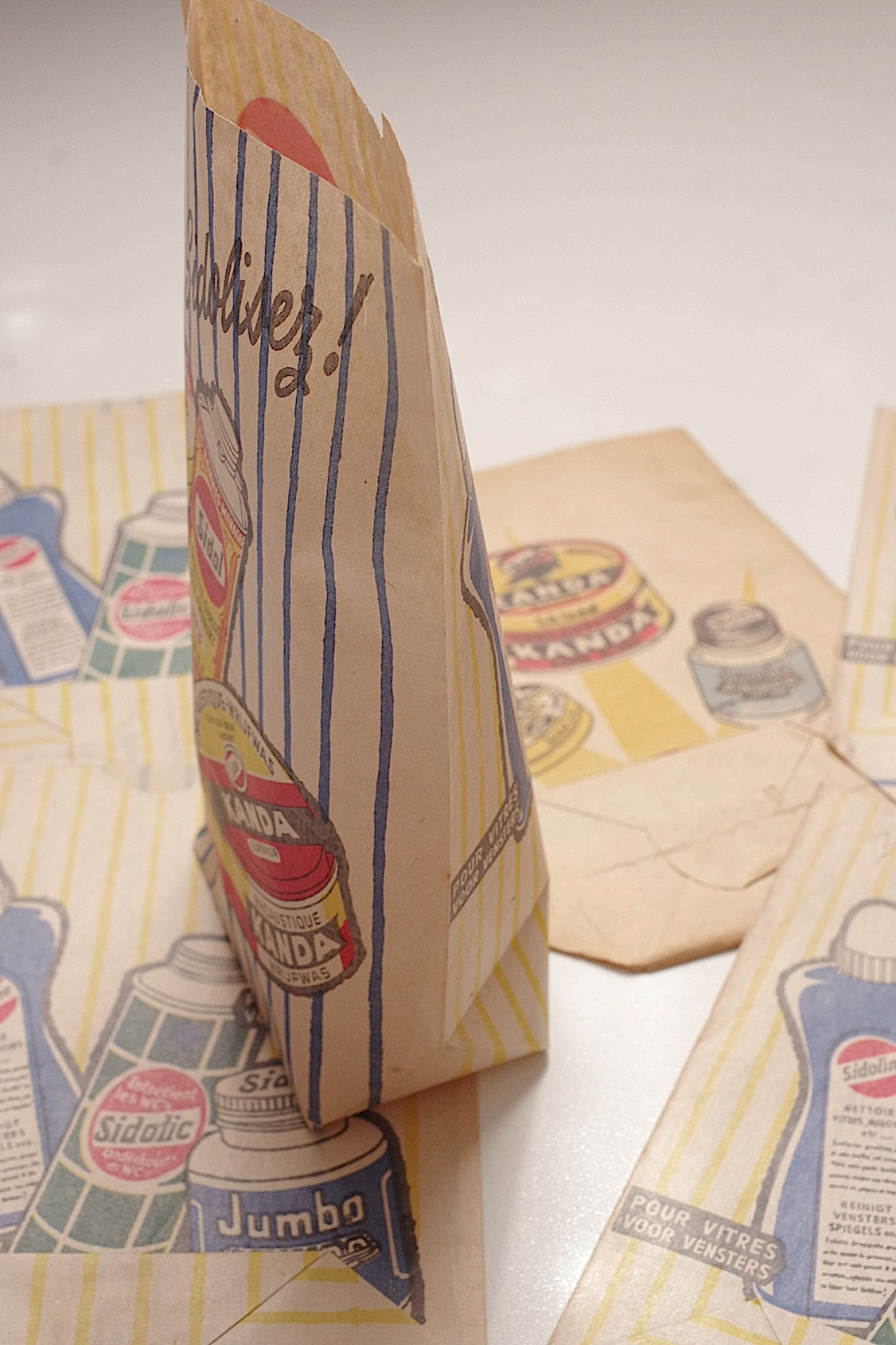 ヴィンテージ紙袋　vintage sachet papier sidol 9