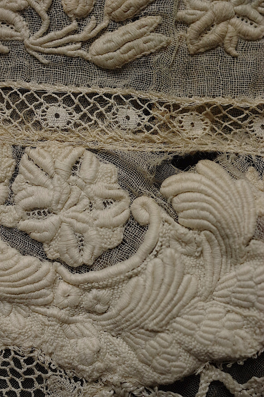 Encaje antiguo (dentelle ancienne) - Cuello - Retales