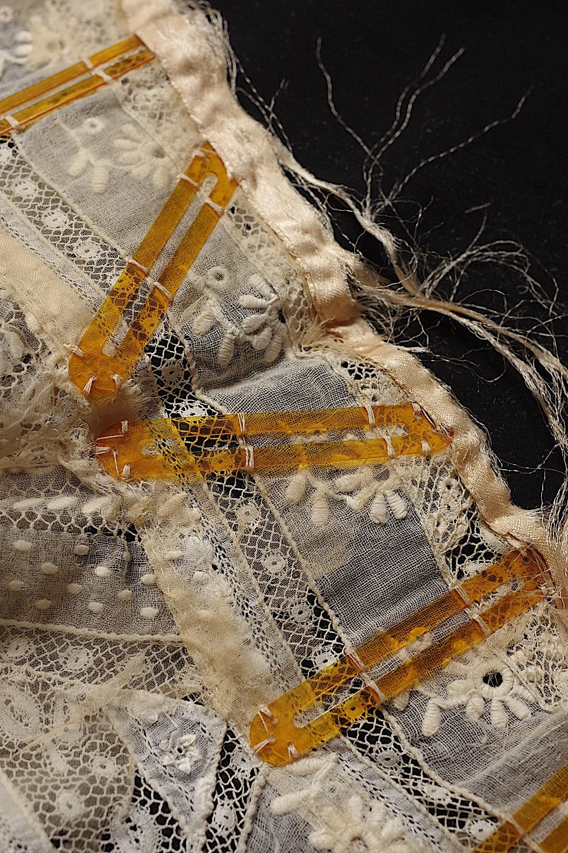 Encaje antiguo (dentelle ancienne) - Cuello - Retales