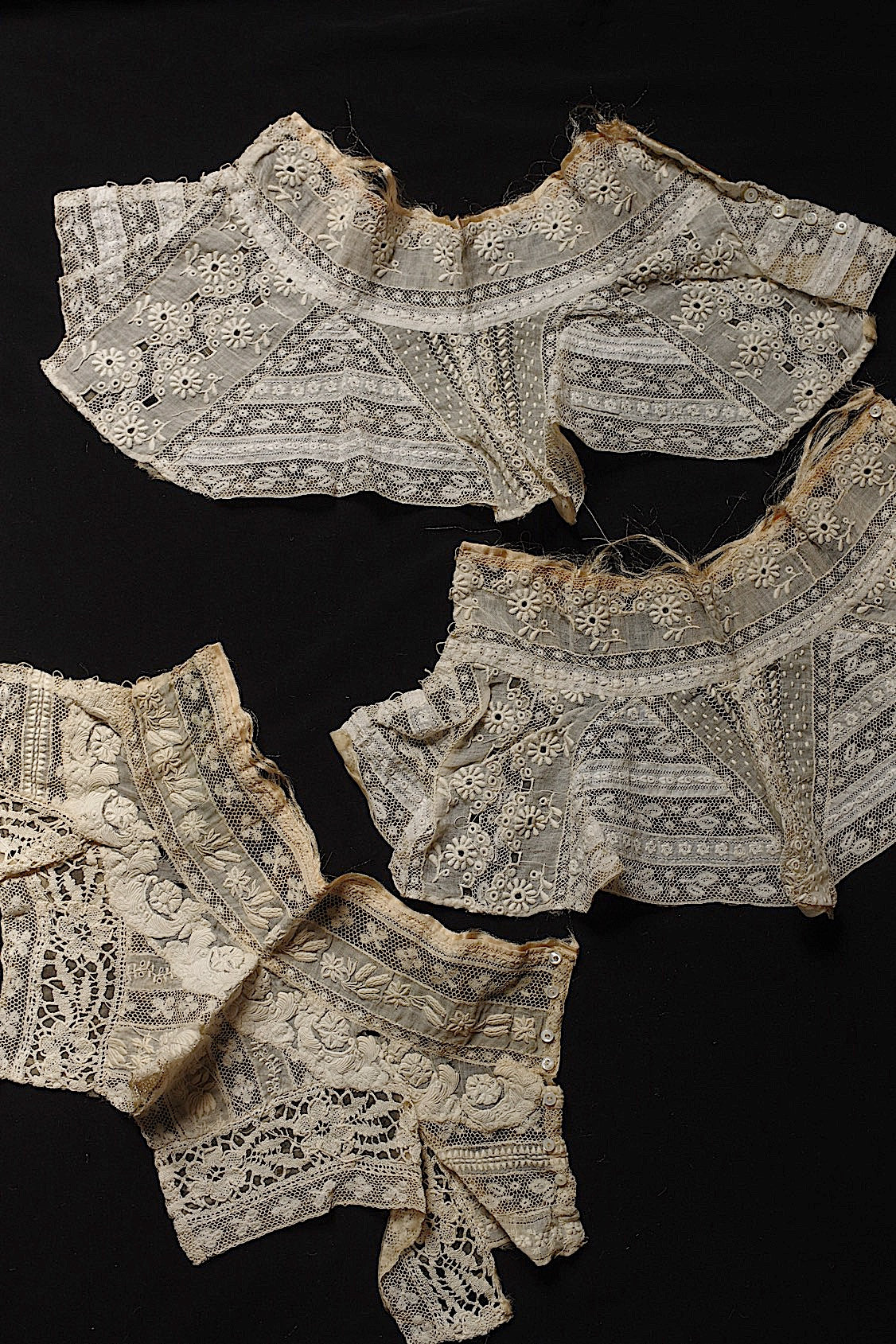 Encaje antiguo (dentelle ancienne) - Cuello - Retales