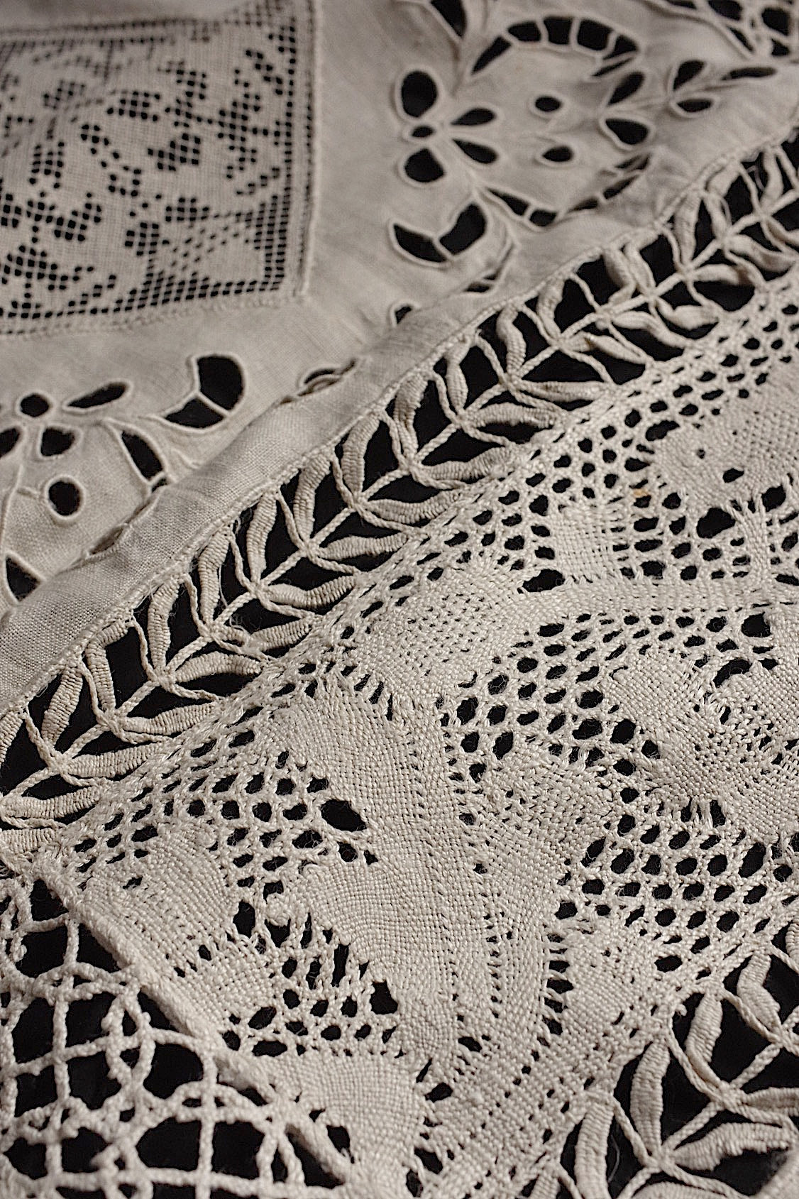 Antique Linens linge de maison ancien antique