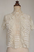 Antique lace clothing vêtement ancien antique 