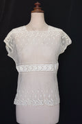 Antique lace clothing vêtement ancien antique lace top