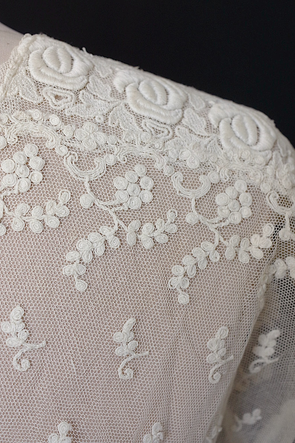 Antique lace clothing vêtement ancien antique lace top