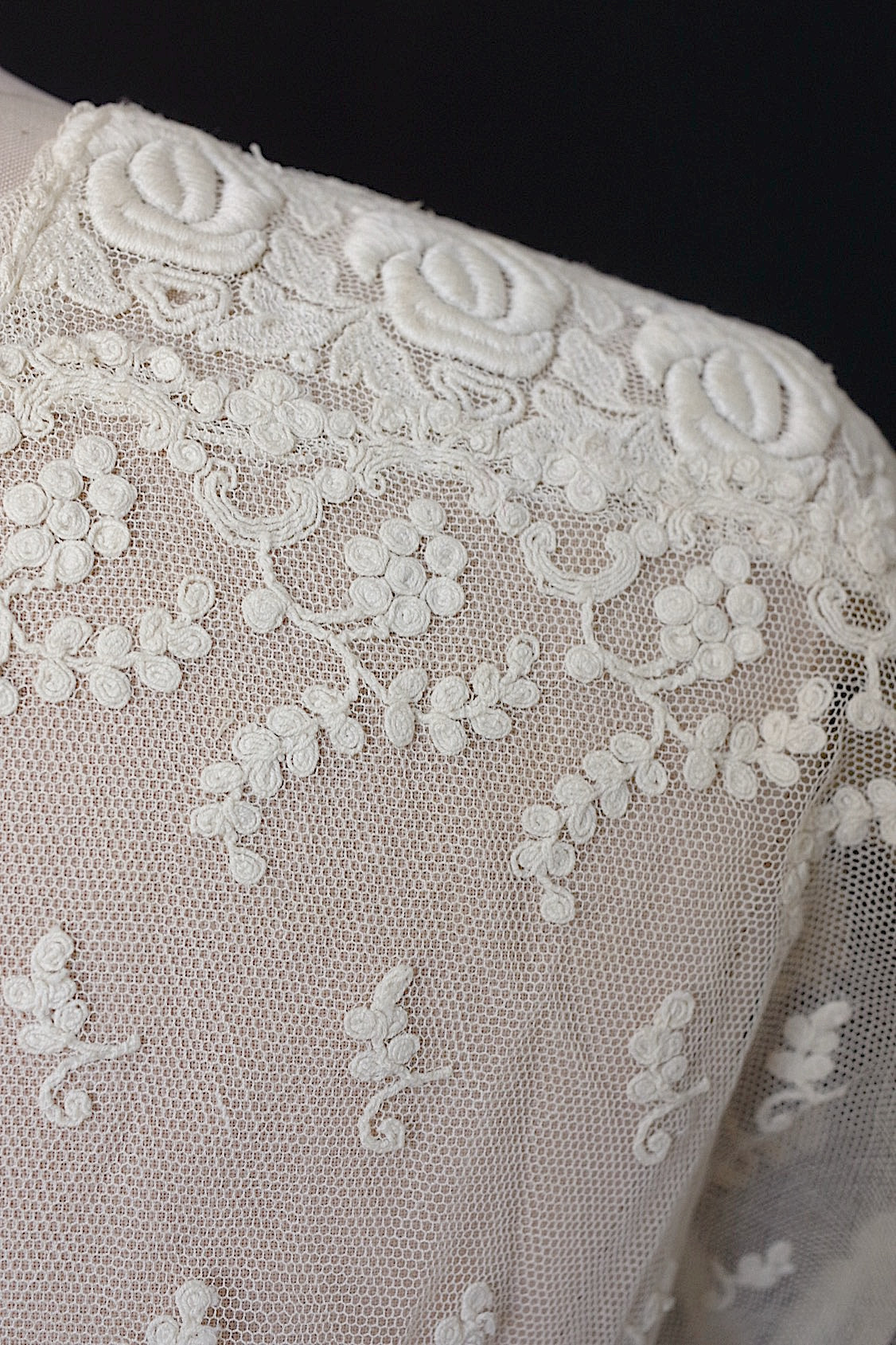 Antique lace clothing vêtement ancien antique lace top