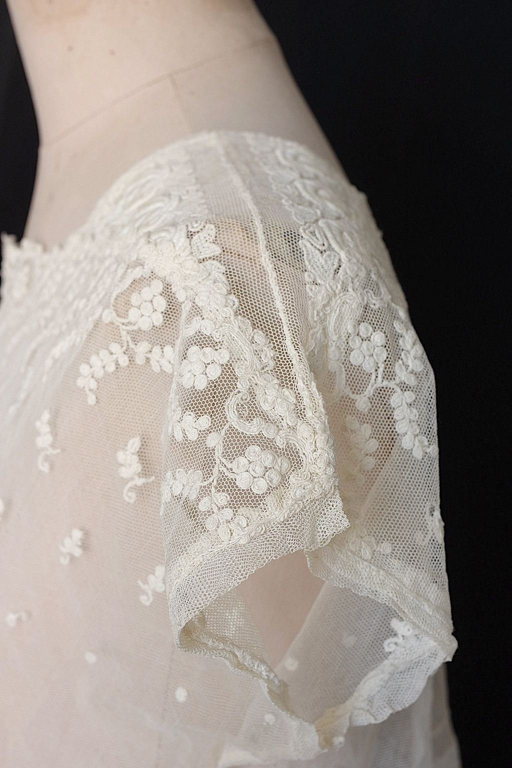 Antique lace clothing vêtement ancien antique lace top