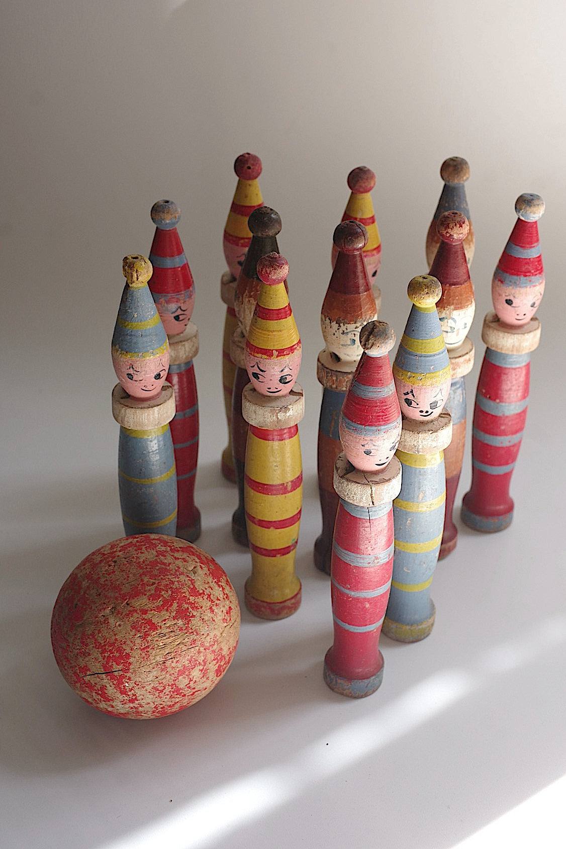 アンティーク箱　boite ancienne quilles de table