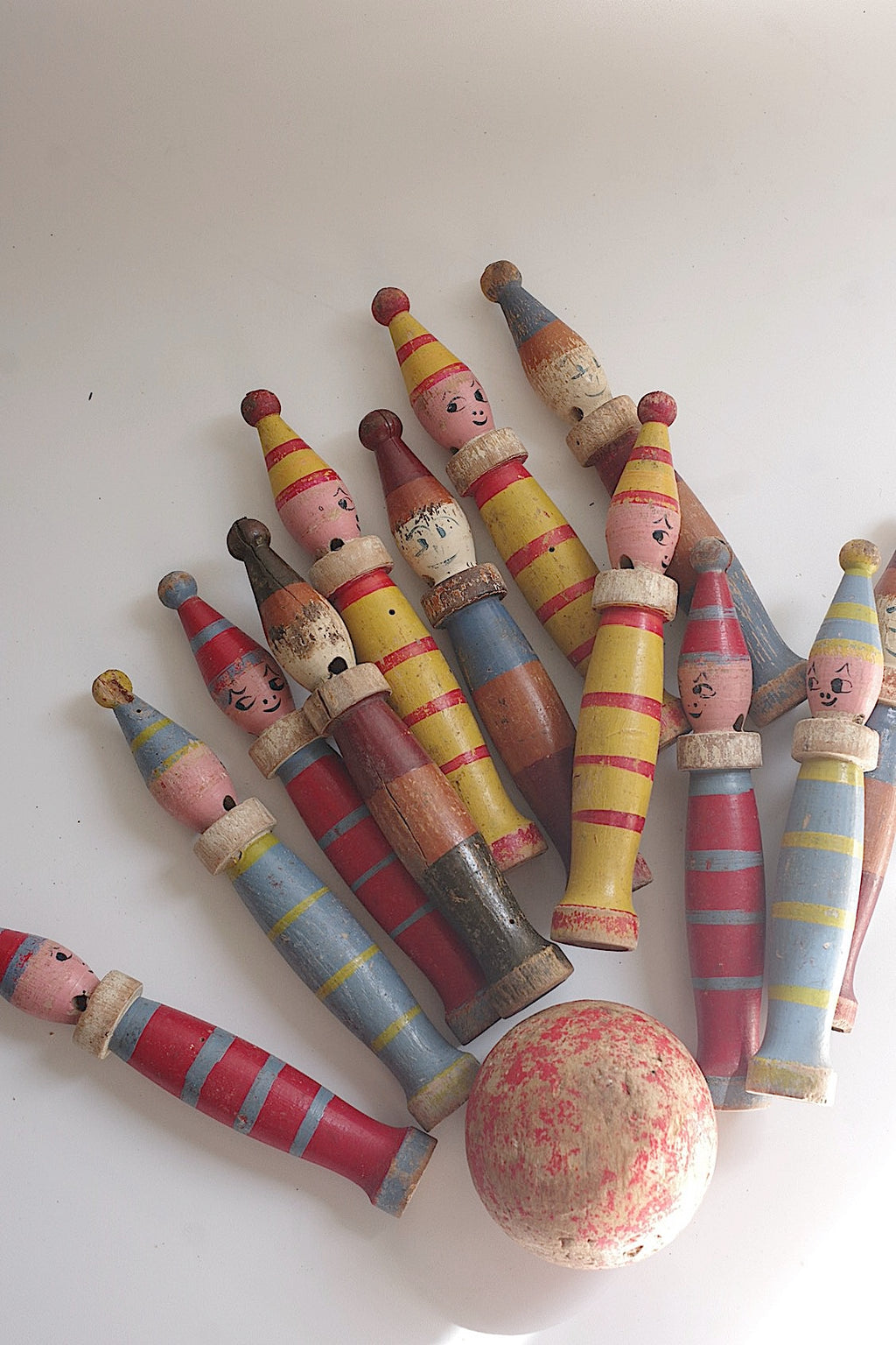 アンティーク箱　boite ancienne quilles de table