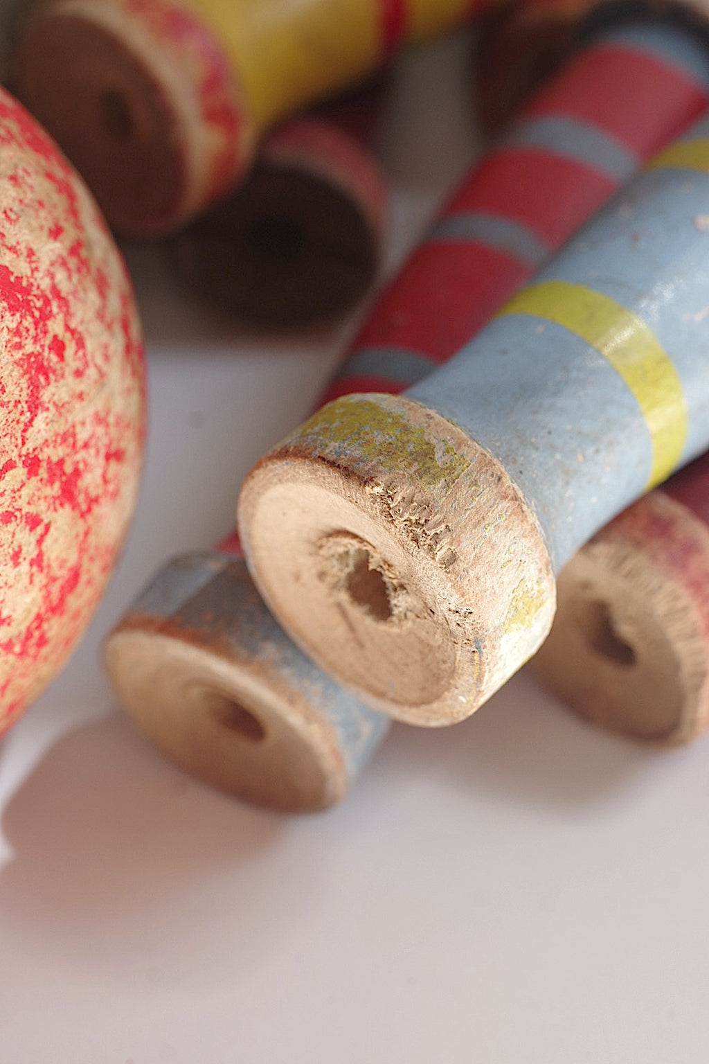 アンティーク箱　boite ancienne quilles de table