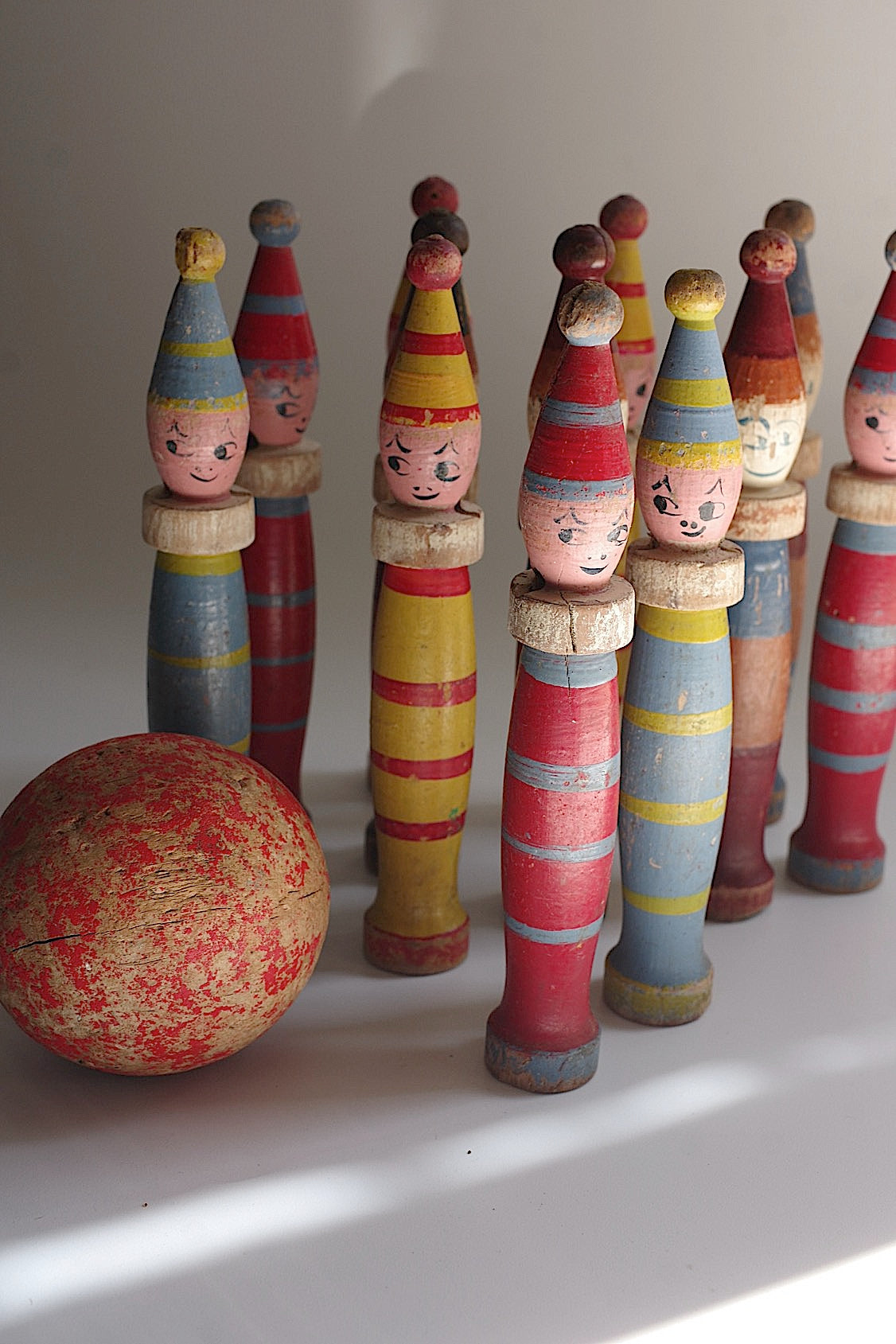 アンティーク箱　boite ancienne quilles de table