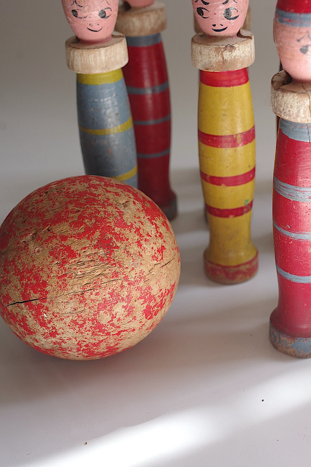 アンティーク箱　boite ancienne quilles de table