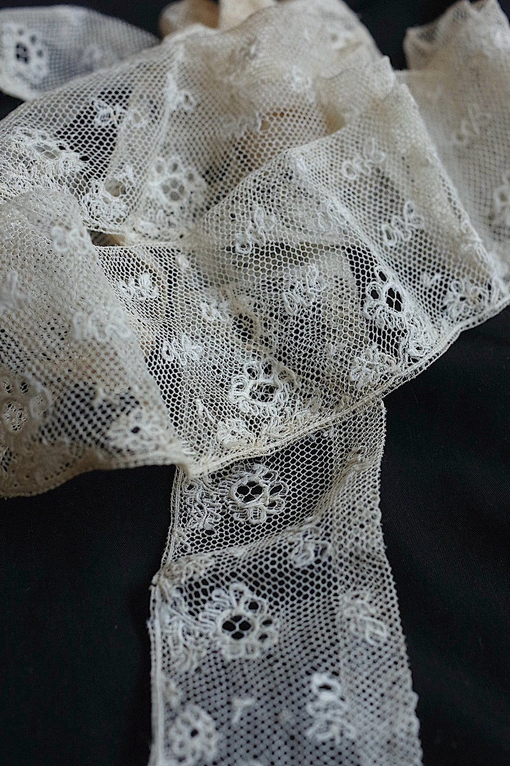 アンティークレース dentelle ancienne 290cm 200cm