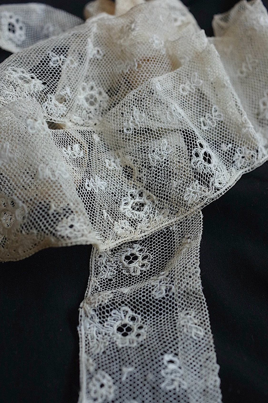 アンティークレース dentelle ancienne 290cm 200cm