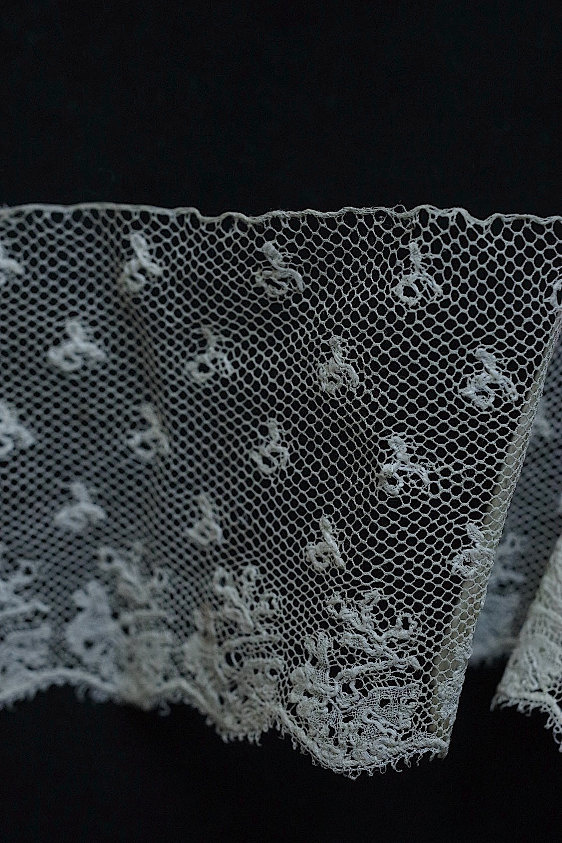 アンティークレース dentelle ancienne 290cm 200cm