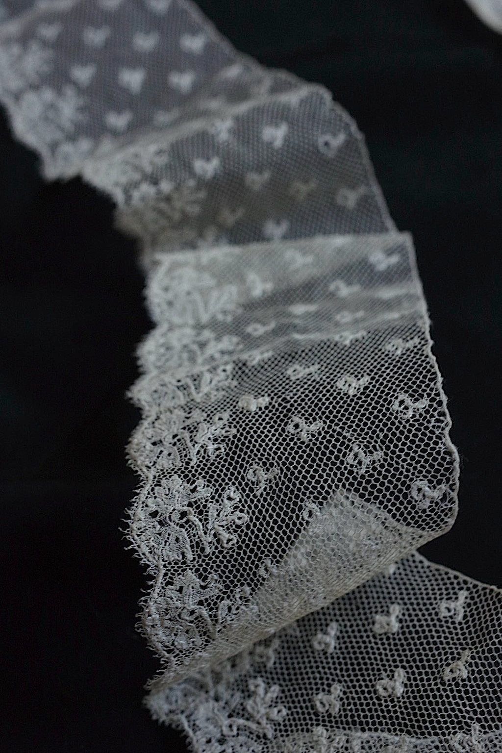 アンティークレース dentelle ancienne 290cm 200cm