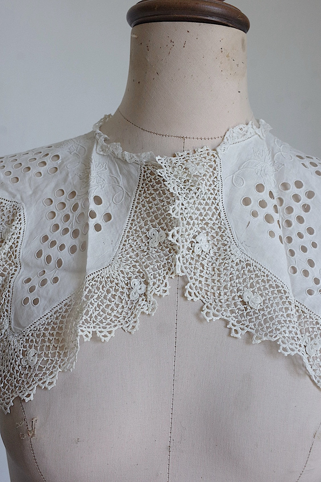 アンティークレース dentelle ancienne 襟