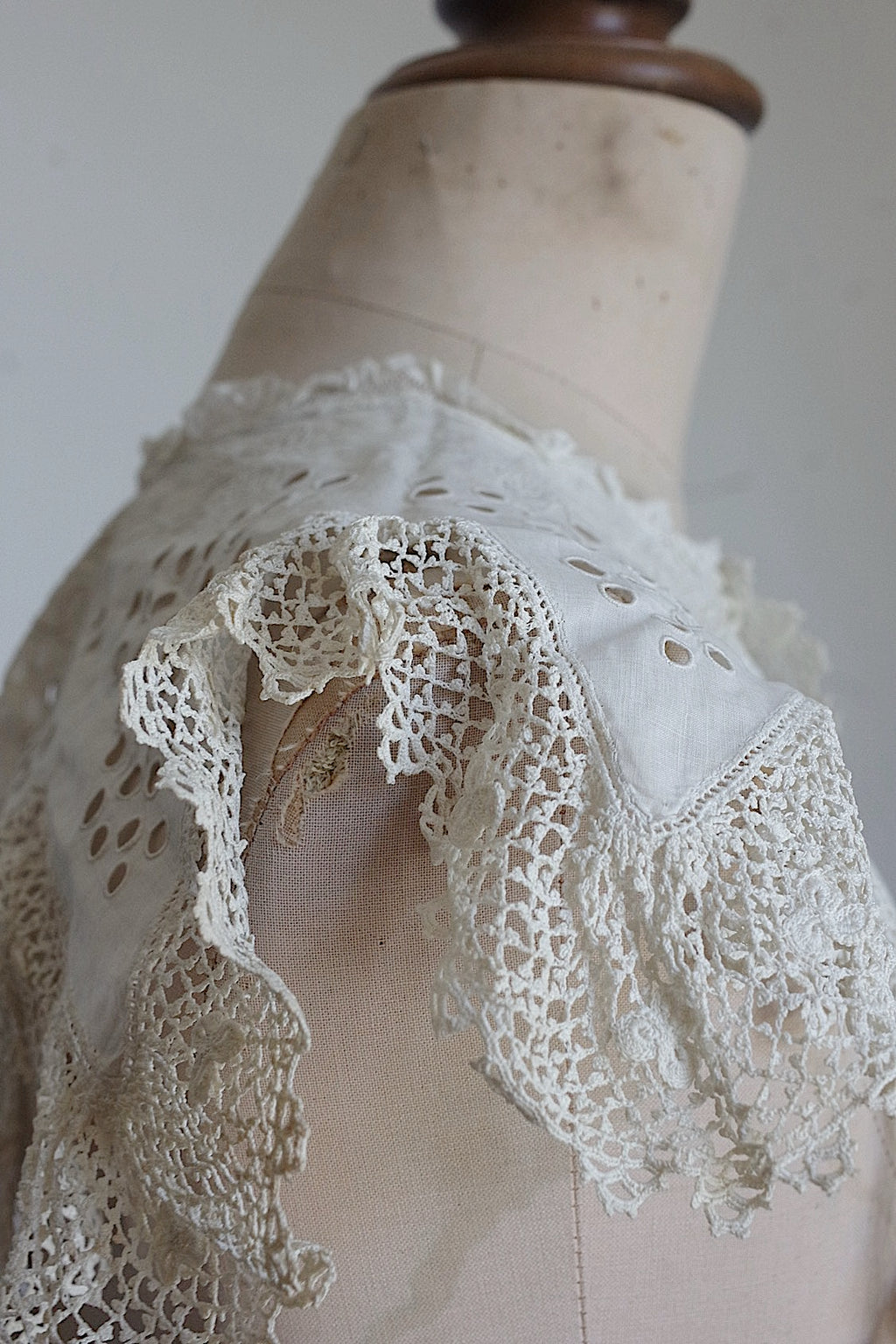 アンティークレース dentelle ancienne 襟
