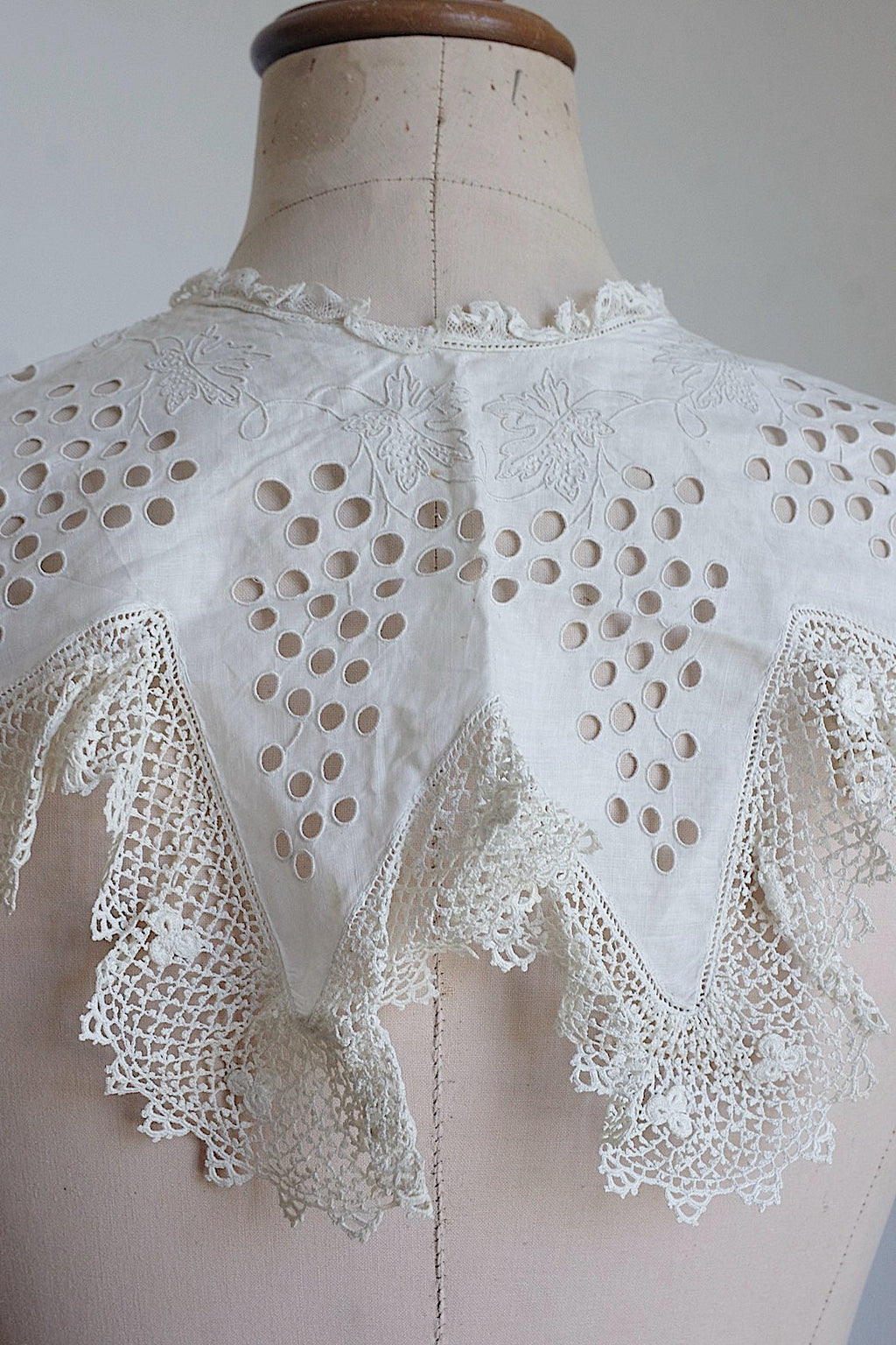アンティークレース dentelle ancienne 襟