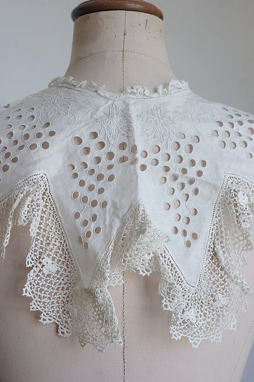 アンティークレース dentelle ancienne 襟