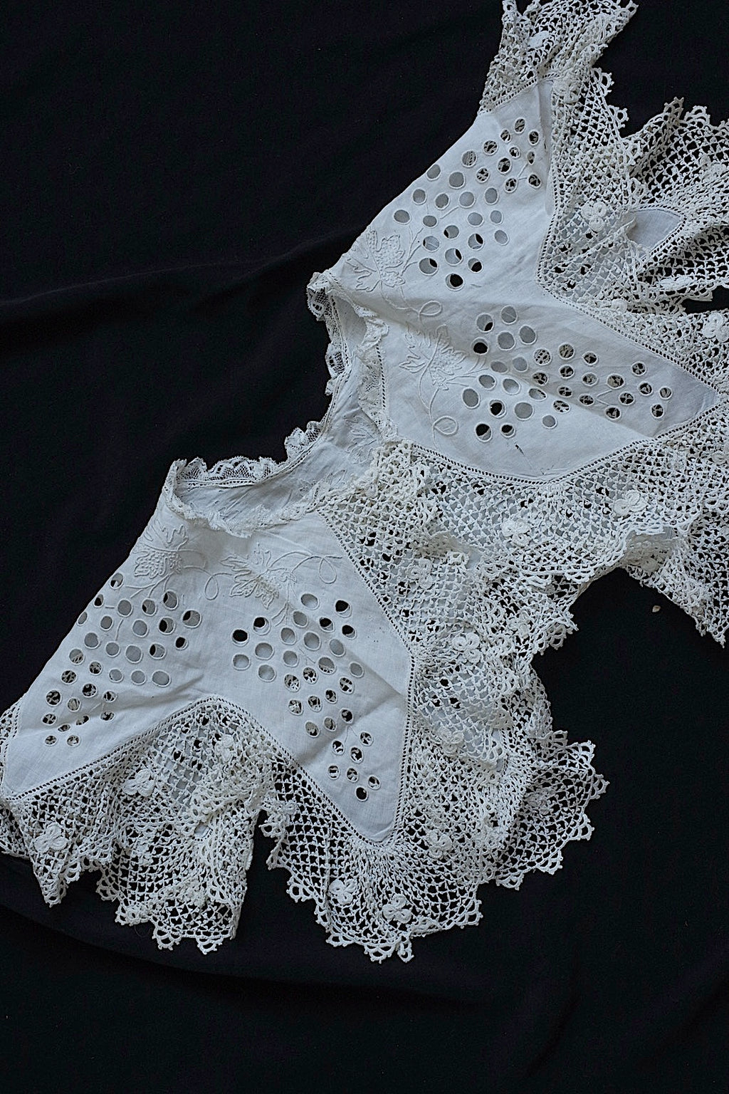 アンティークレース dentelle ancienne 襟