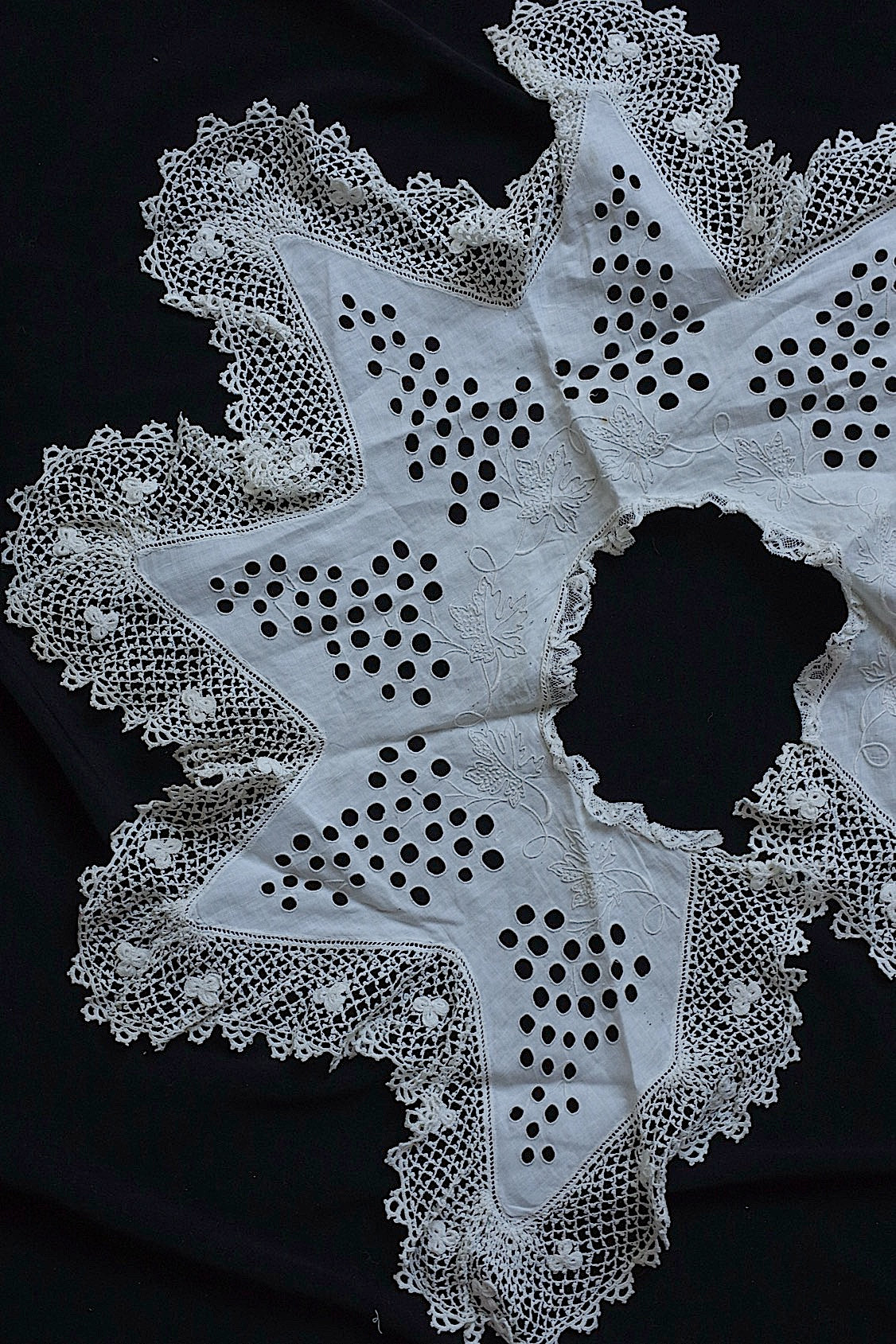 アンティークレース dentelle ancienne 襟
