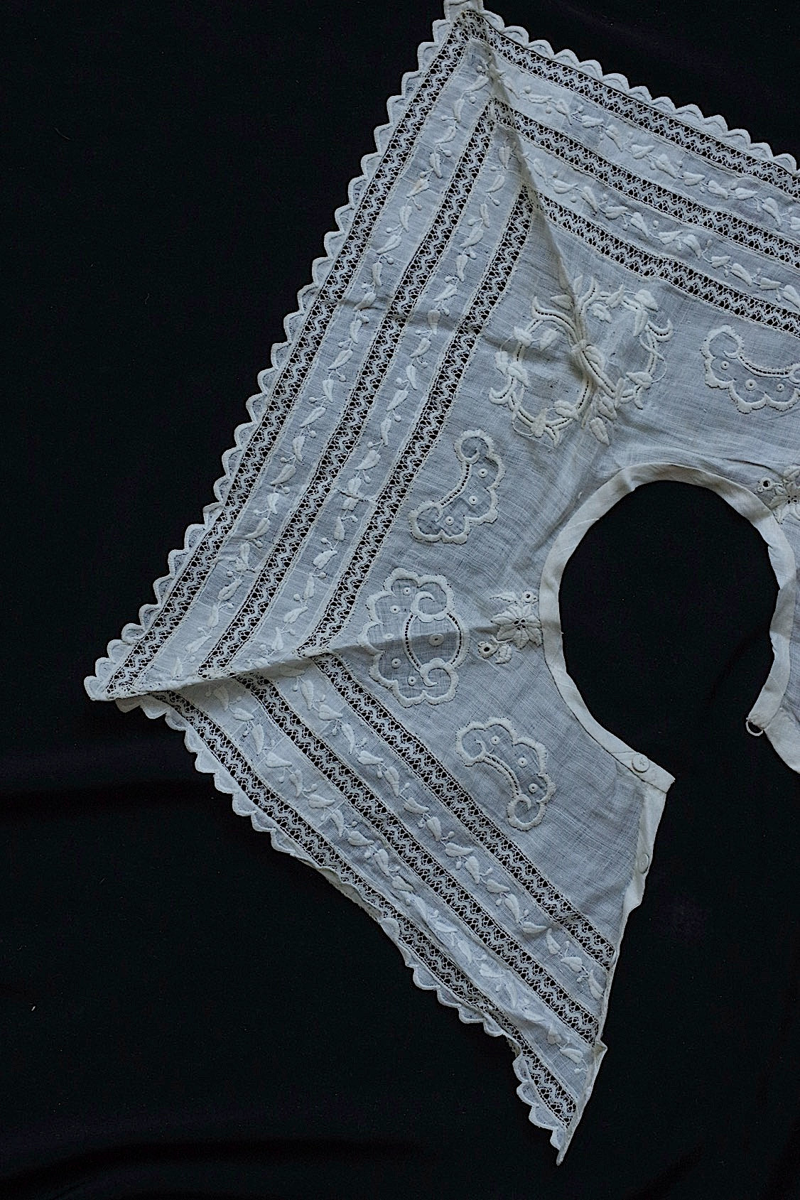 アンティークレース dentelle ancienne 小さめ襟　2