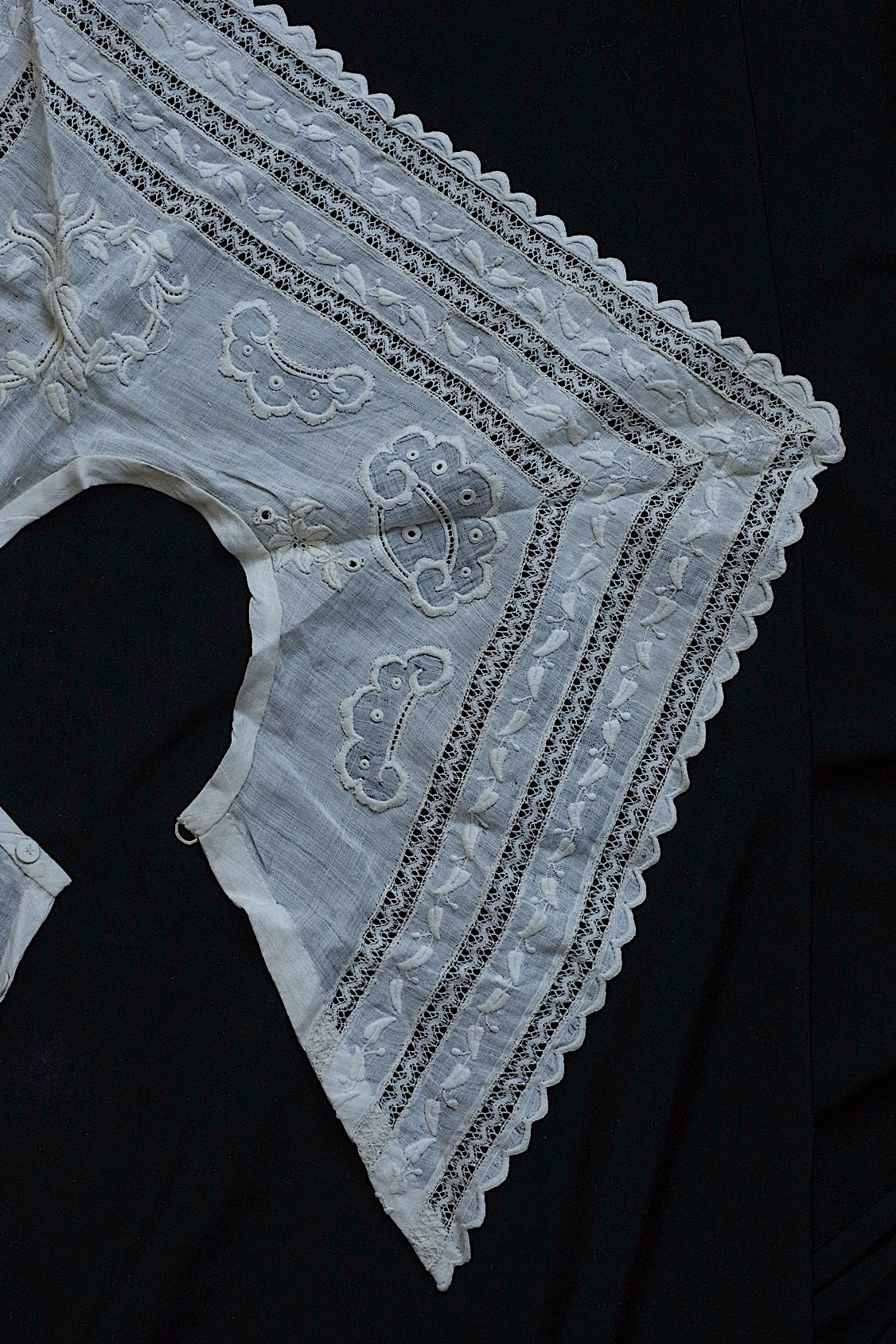 アンティークレース dentelle ancienne 小さめ襟　2