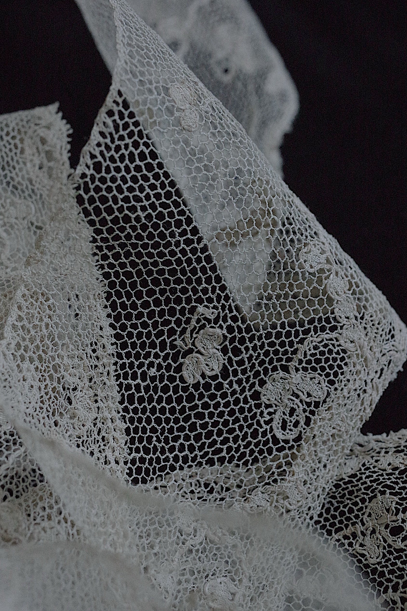 アンティークレース dentelle ancienne 350  130cm