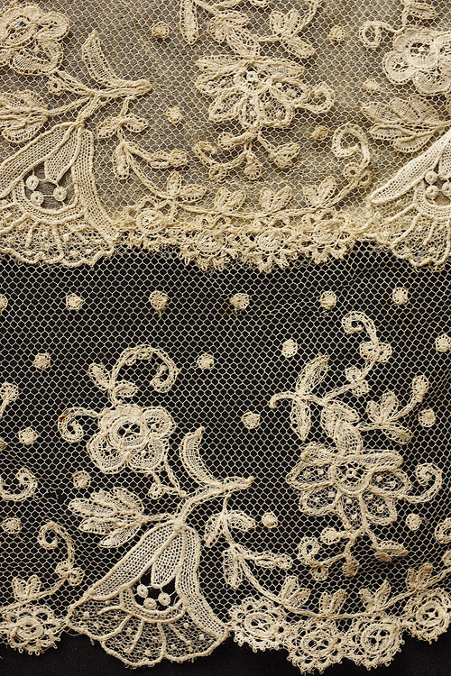 アンティークレース dentelle ancienne アプリカッションアングレテール　パーツ