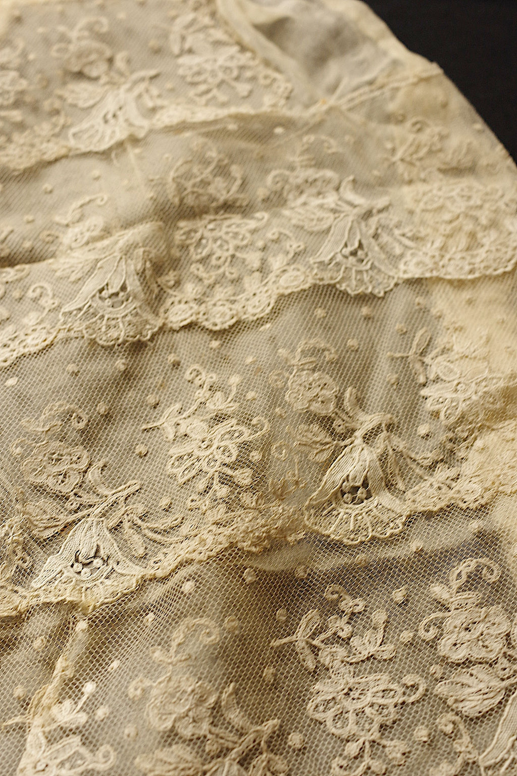 アンティークレース dentelle ancienne アプリカッションアングレテール　パーツ